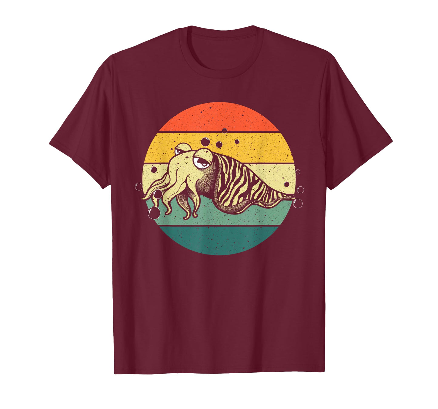 Cute Cuttlefish Design Men Women Cuttlefish Lovers Fishing T-Shirt