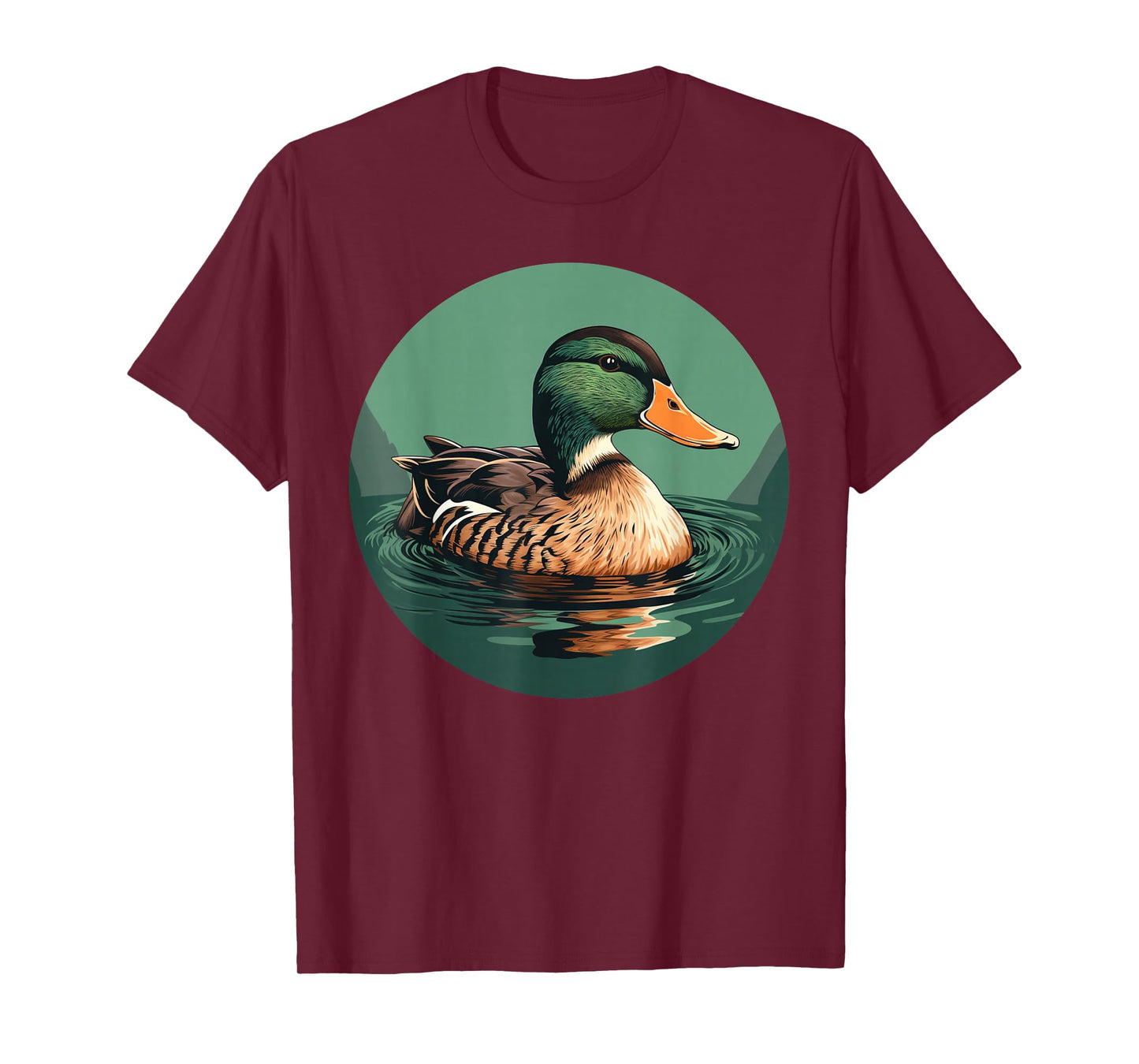 Cool looking Mallard Duck for Bird and Animals watching Fans T-Shirt