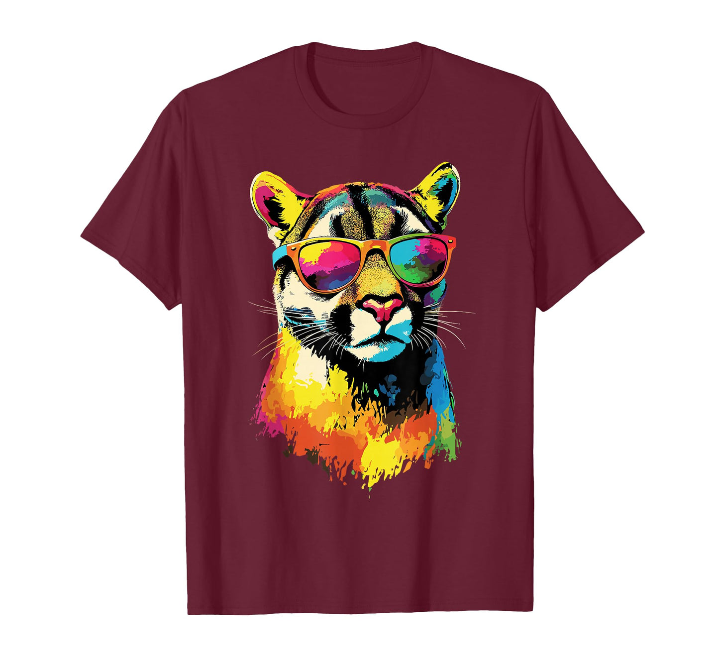 Puma Big Cat Mountain Lion Cougars Pumas Panther Cute Cougar T-Shirt