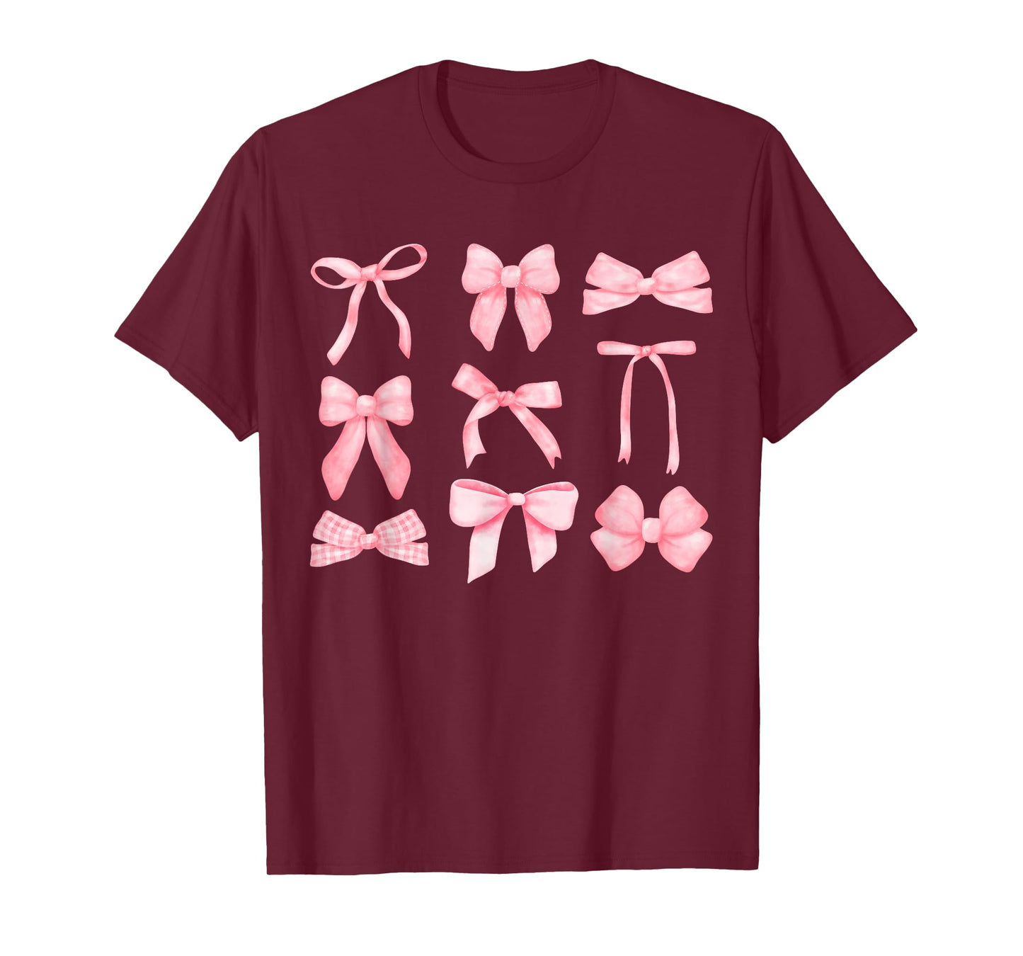 Bows Coquette Bow Coquette Aesthetic Preppy Girly Girl T-Shirt