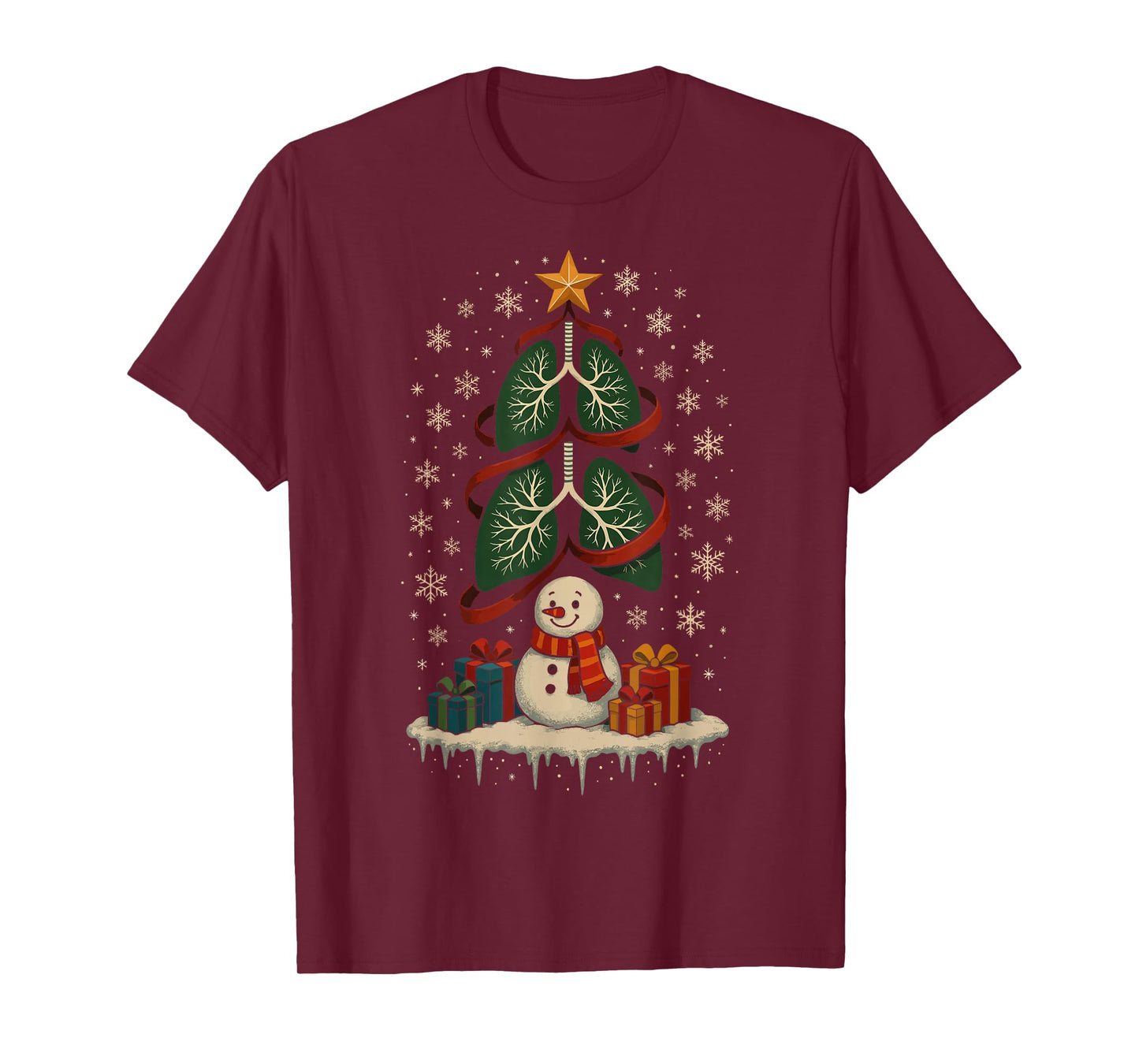 Christmas Respiratory Therapy Crew RT Nurse T-Shirt