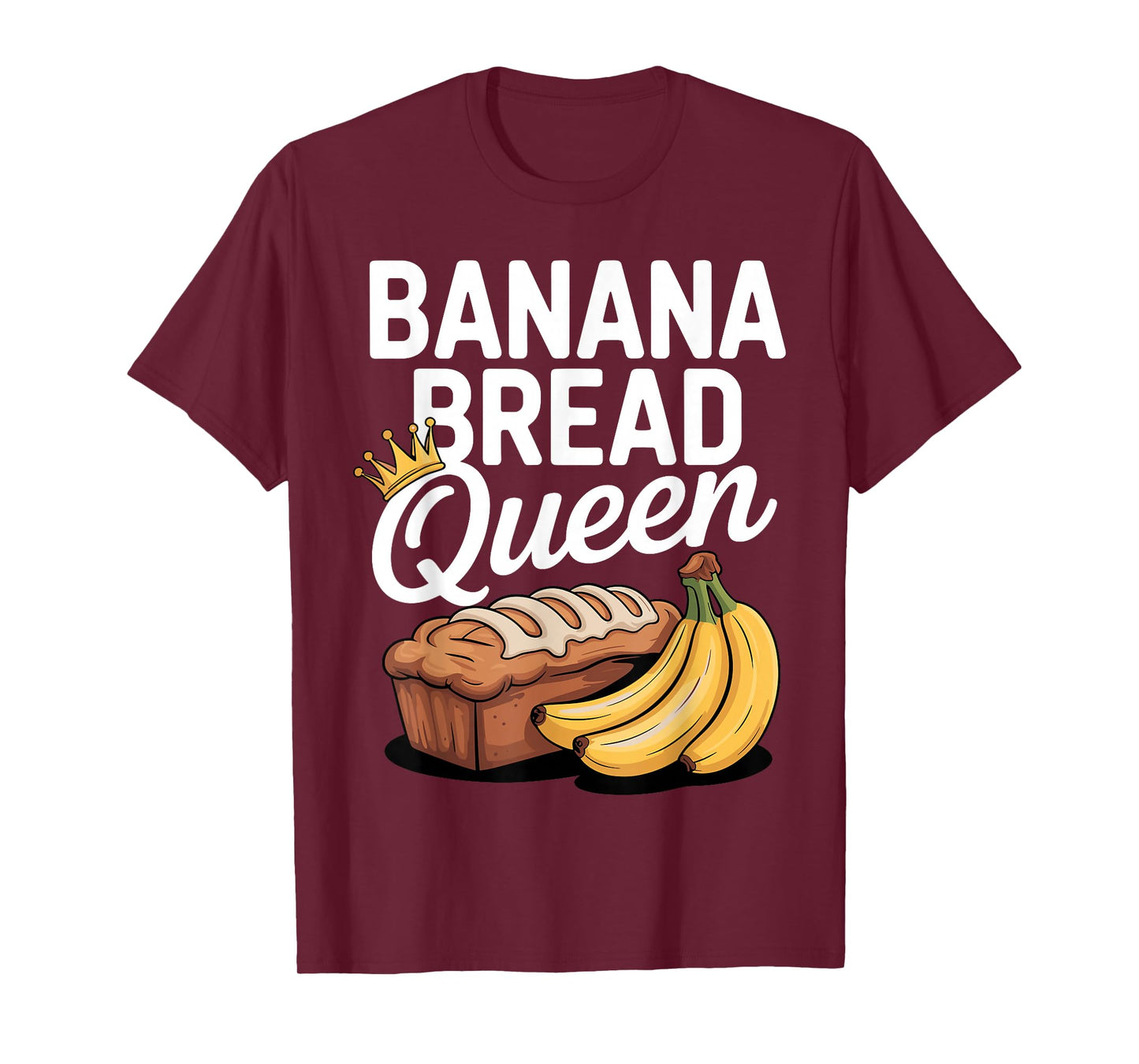 Cool Banana Bread Art for Women Girls Banana Bread Lover T-Shirt