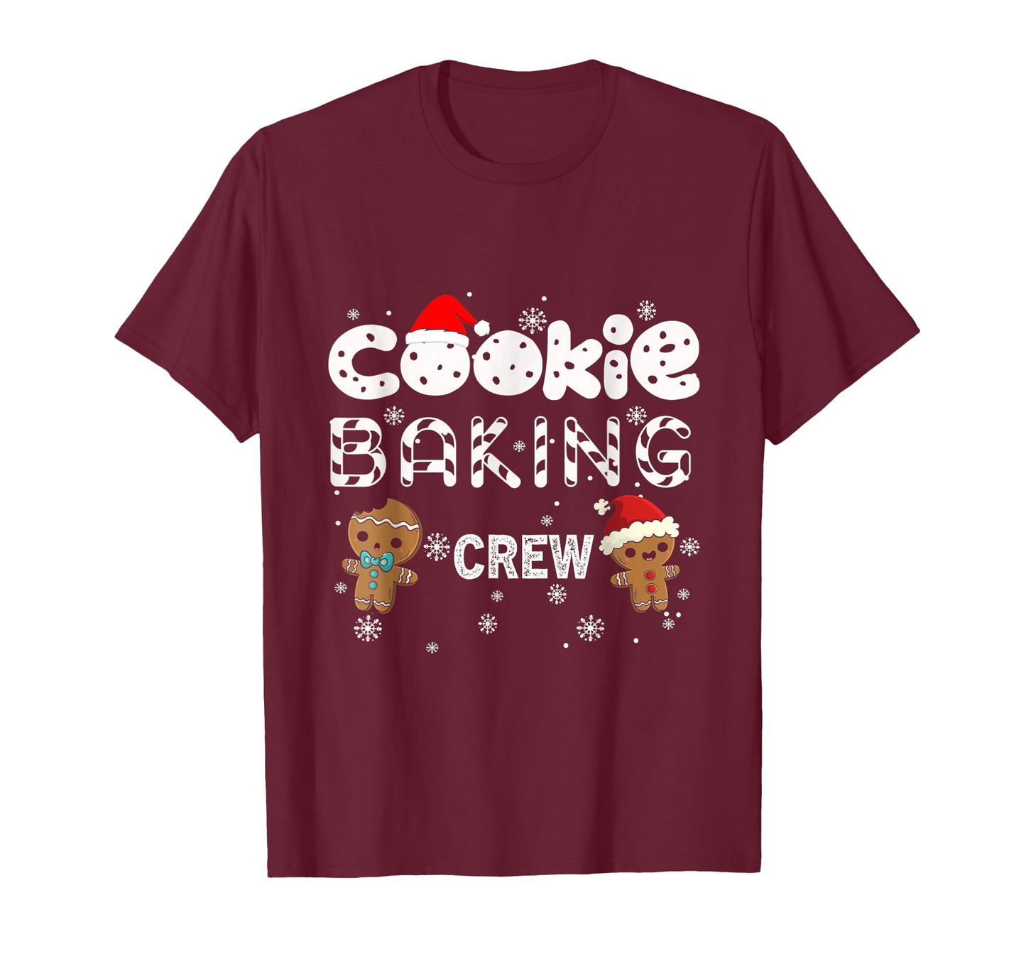Cookie Baking Crew Gingerbread Christmas Costume Pajamas T-Shirt
