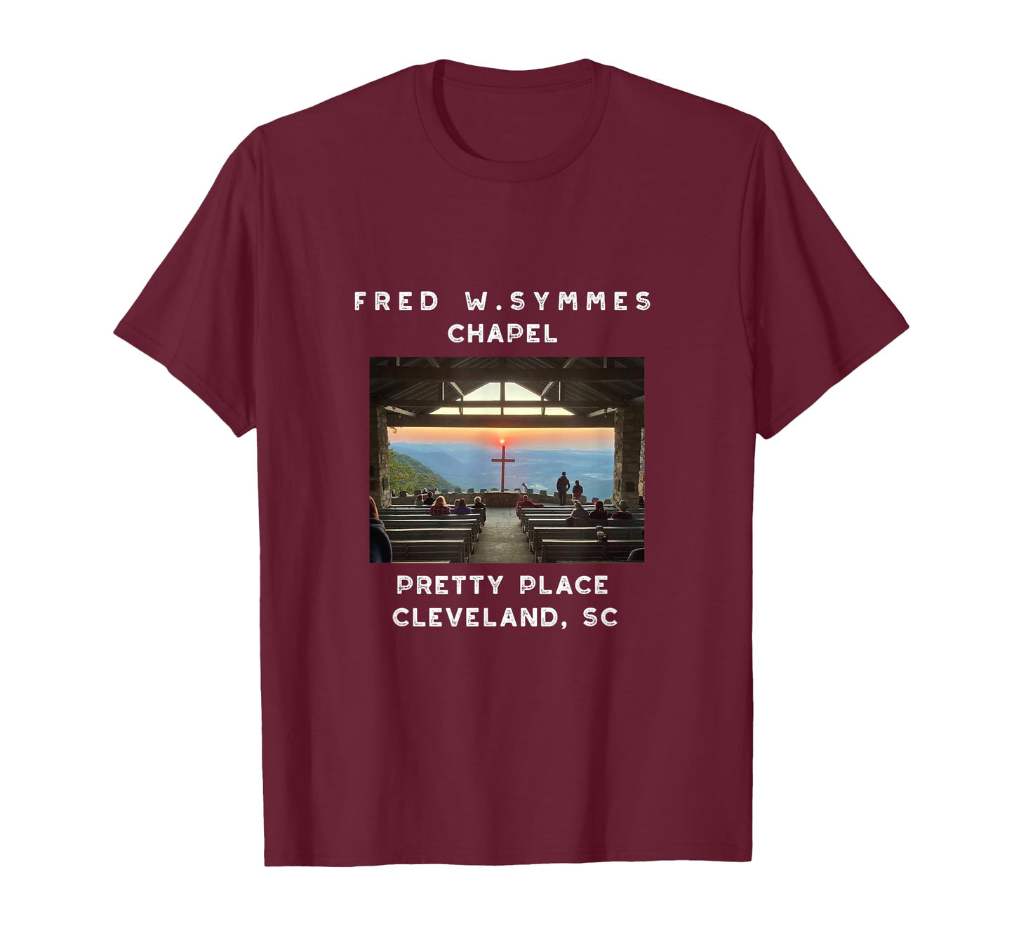 Buffalo Tees Symmes Chapel Pretty Place South Carolina T-Shirt