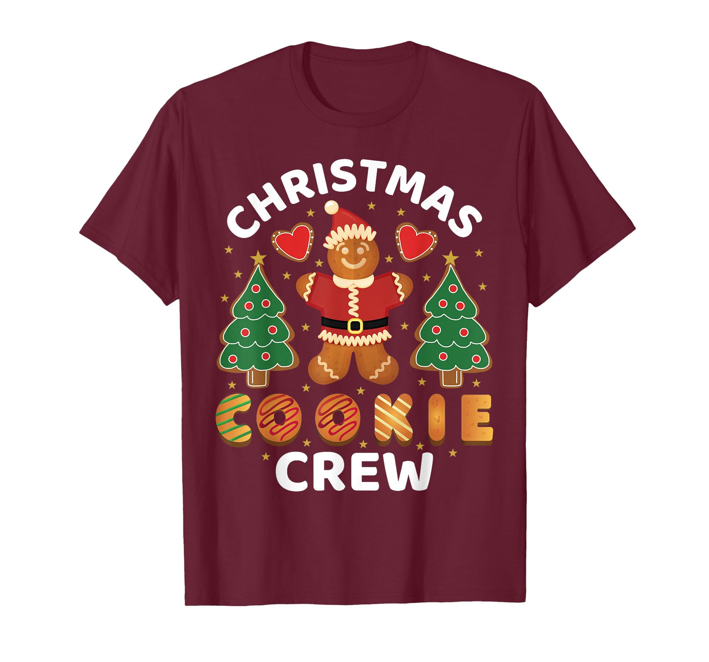 Christmas Cookie Crew tee Gingerbread Cookie Baking Team T-Shirt