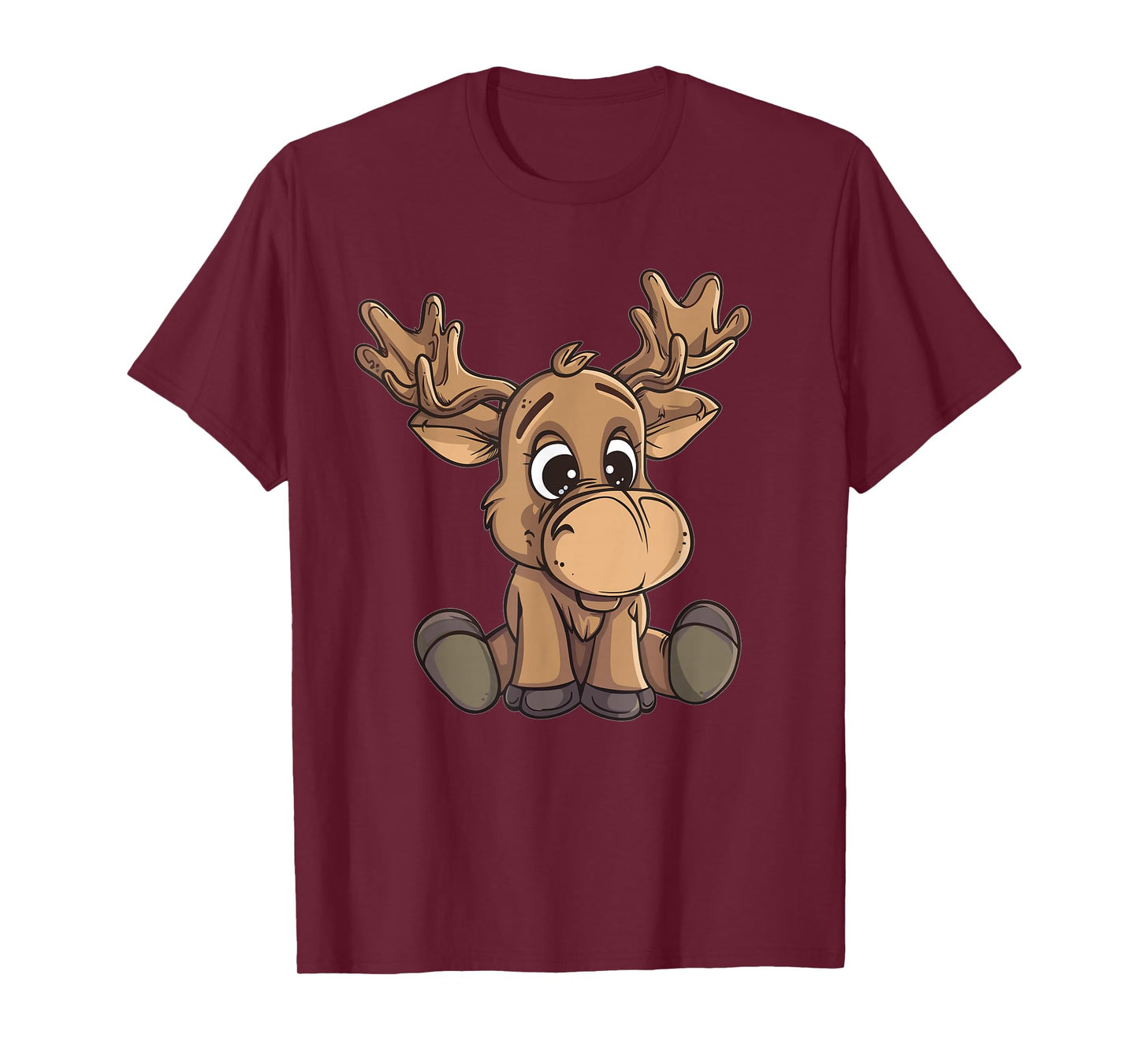 Cute Moose I Cartoon Moose T-Shirt
