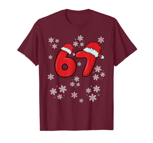 67 Christmas Sweater 6 7 Middle School Ugly Christmas T-Shirt