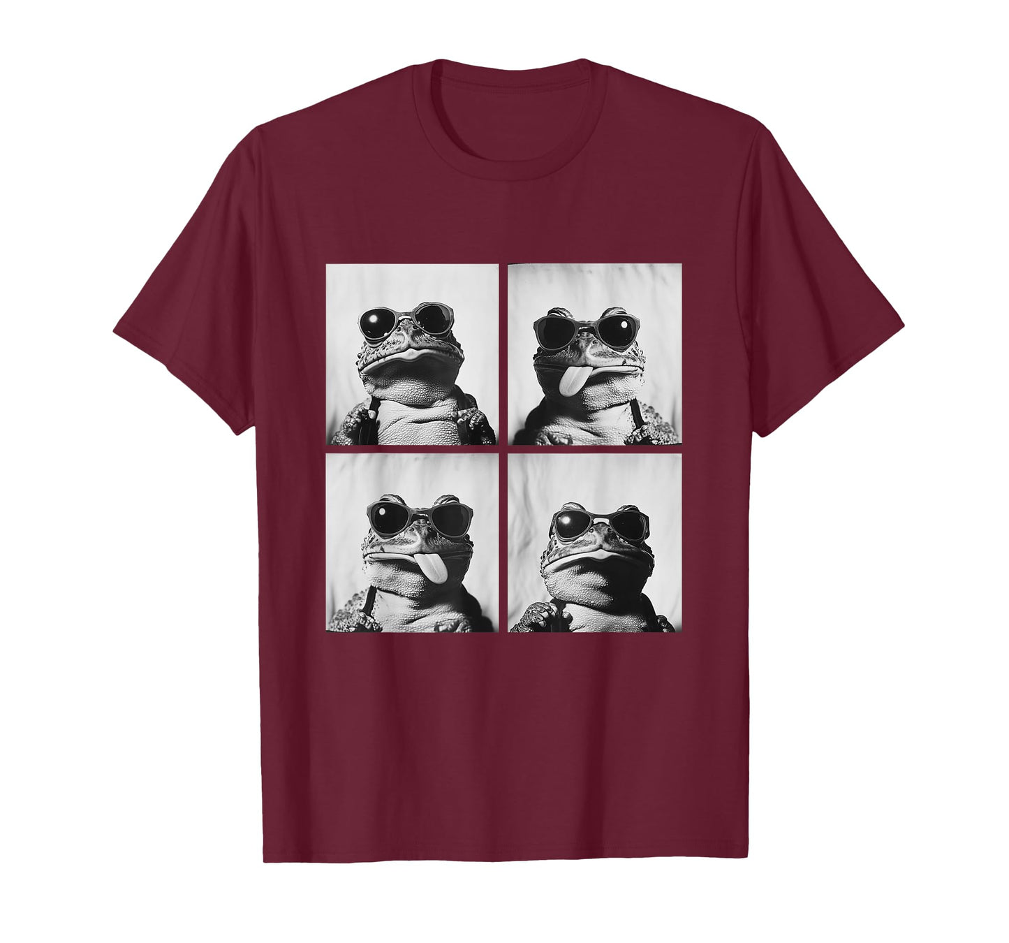 Funny Toads with Sunglasses Cool Frogs Animals Humor Meme T-Shirt