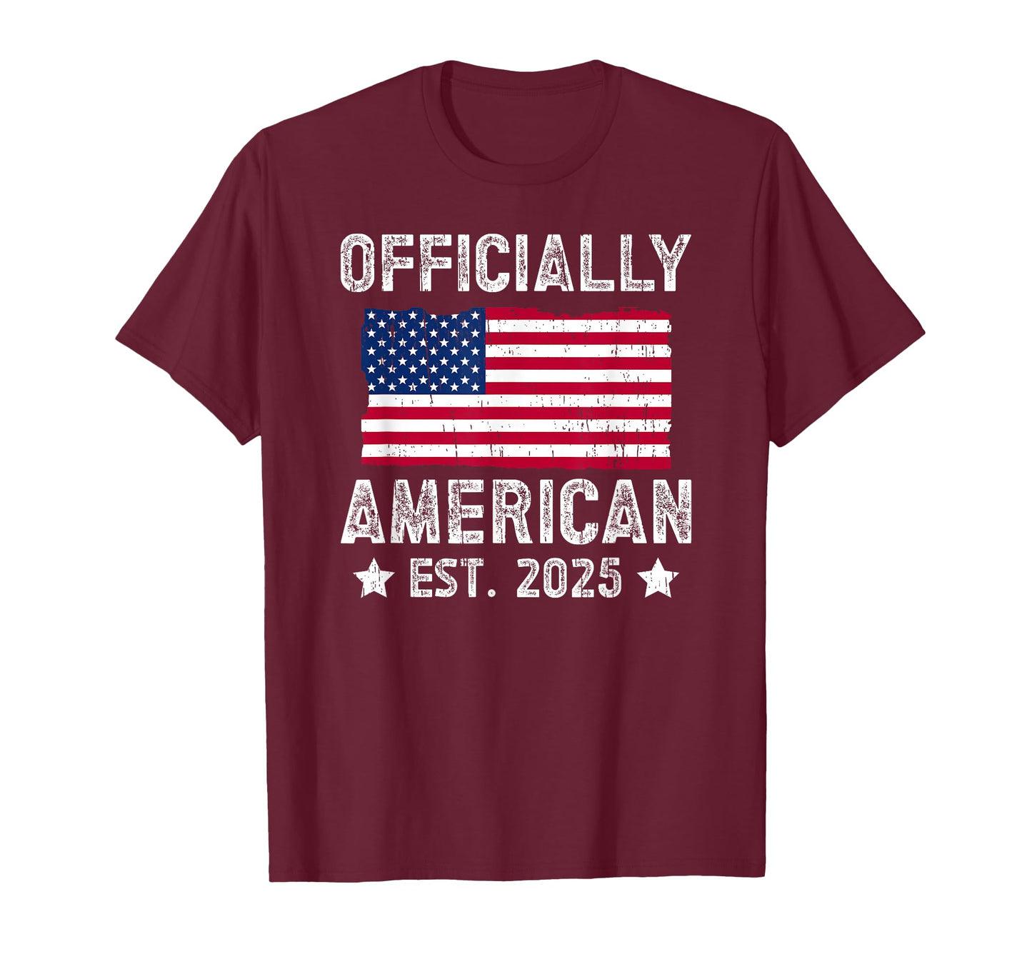 Officially New American Citizen Est. 2025 US Citizenship USA T-Shirt