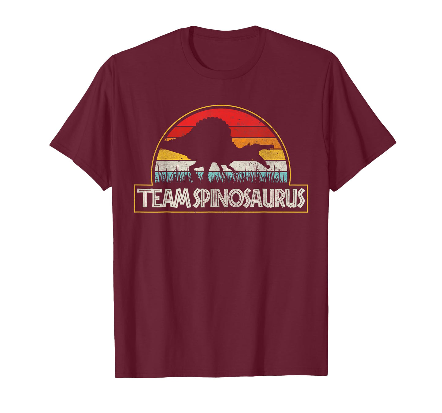 Retro Team Spinosaurus Sunset Vintage Dinosaur Lover Classic T-Shirt