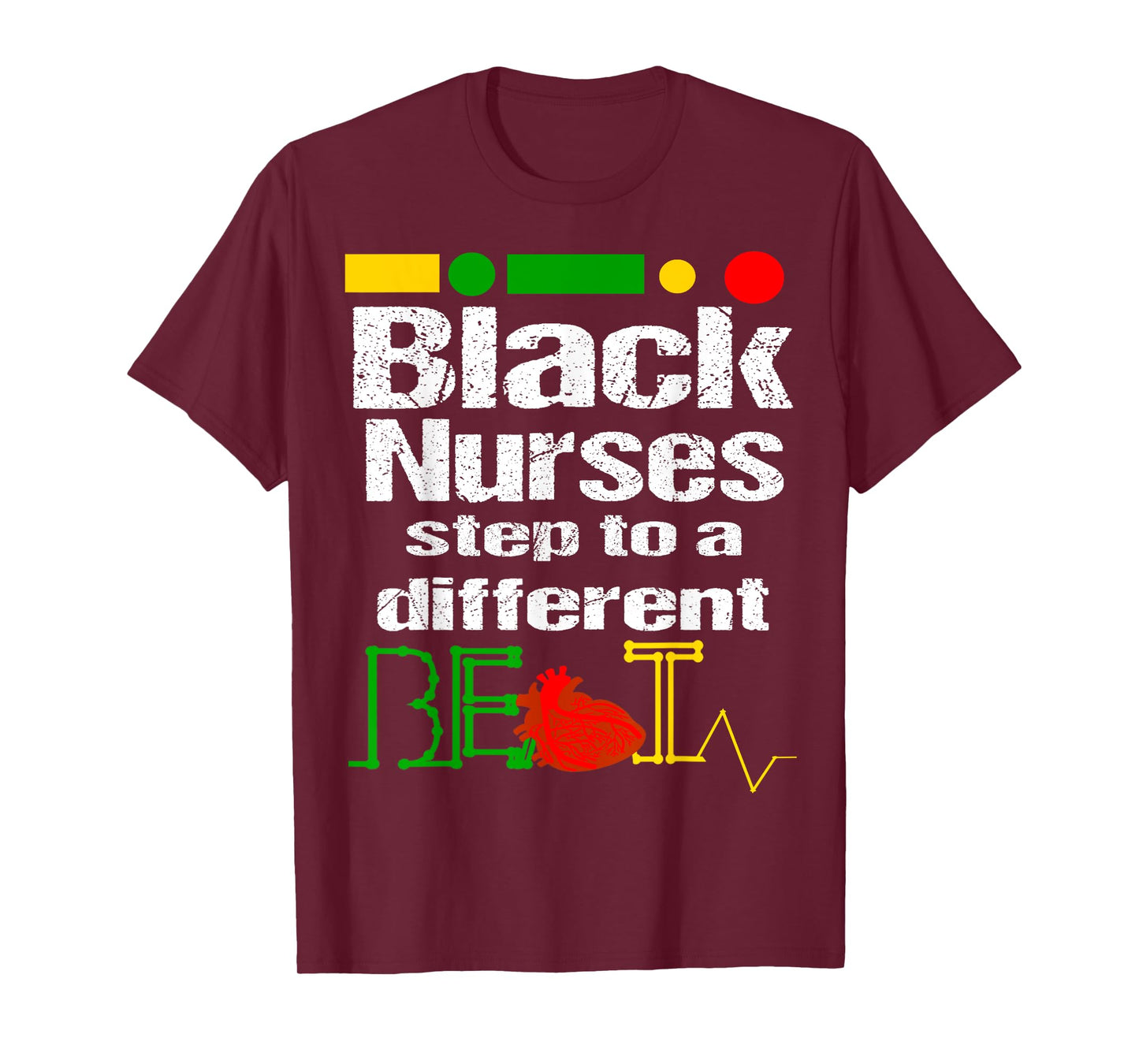 African American Nurse Black History 2023 Pride Afro RN LPN T-Shirt