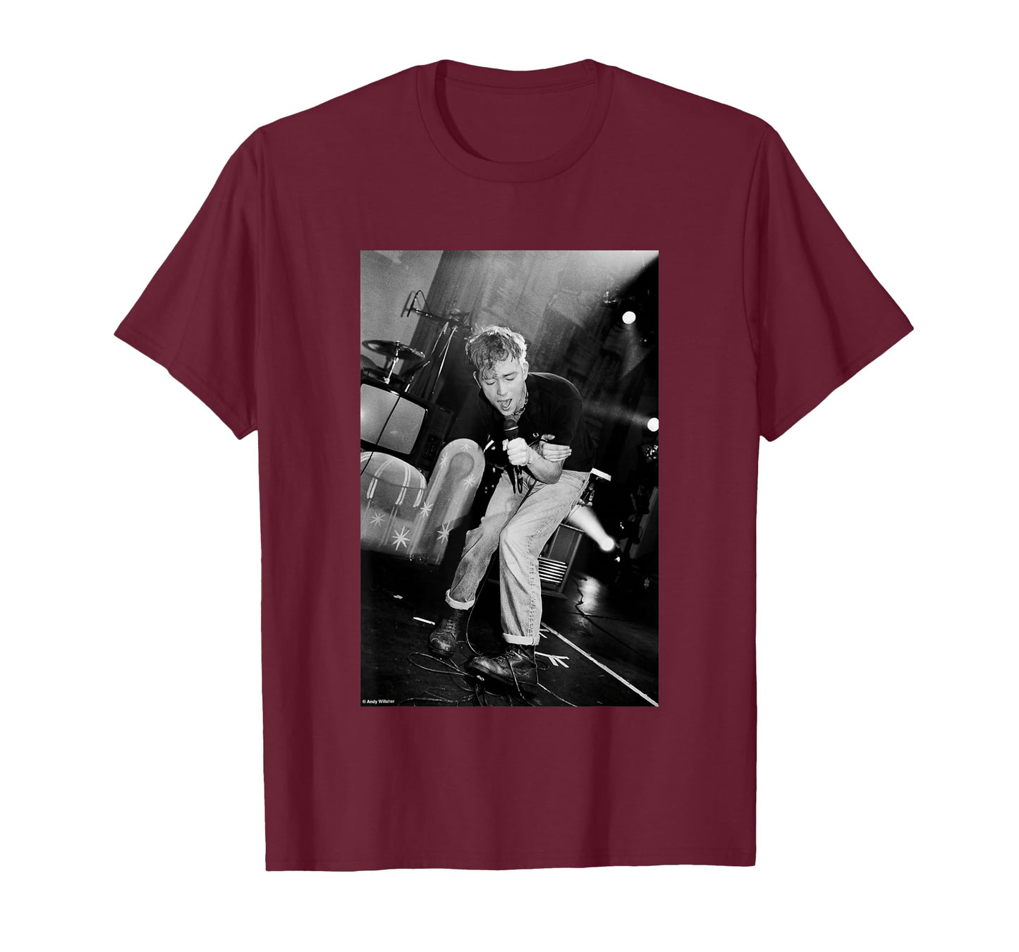 Blur Damon Albarn Live In Leicester By Andy Willsher T-Shirt