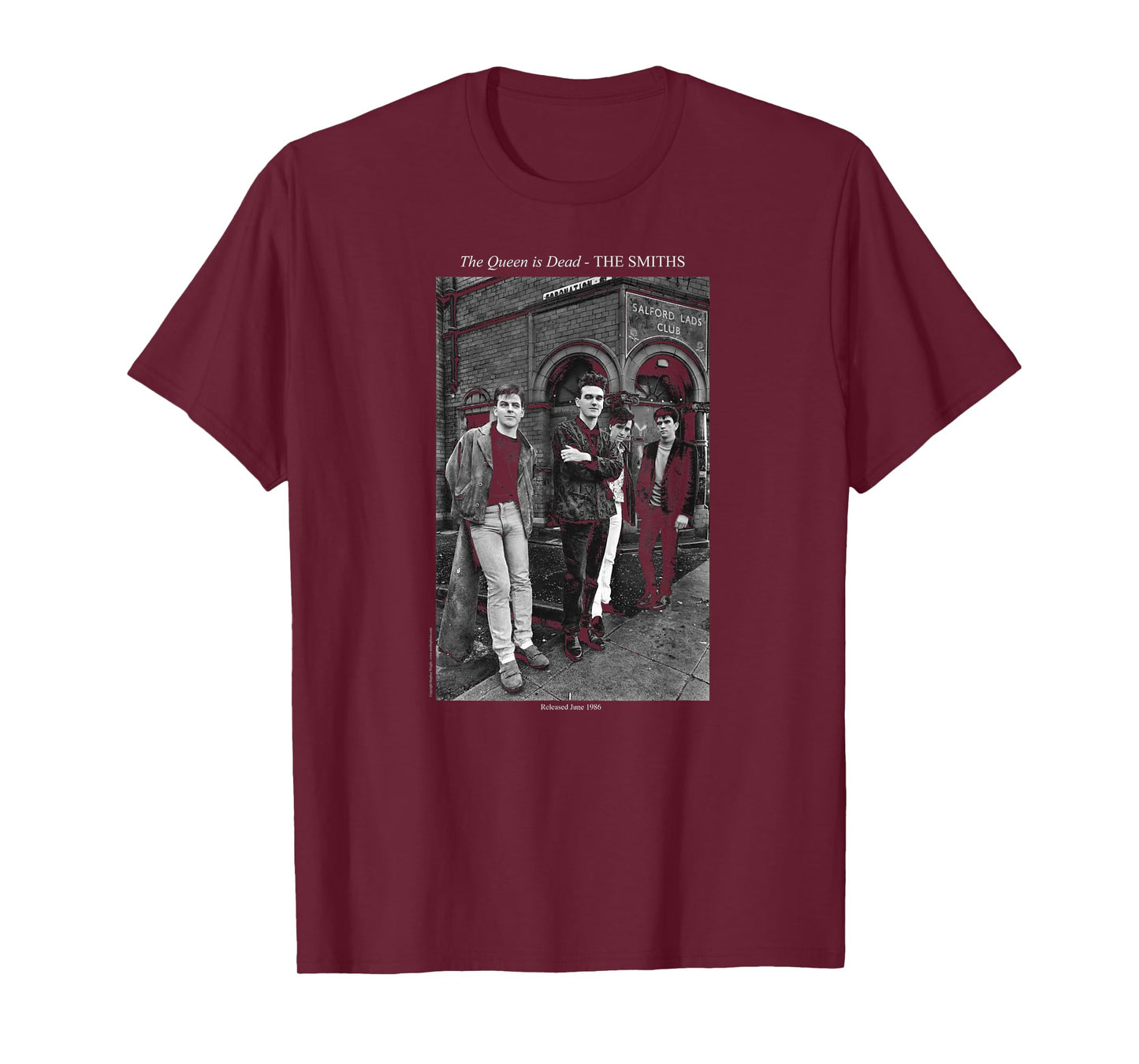 The Smiths Queen is Dead Salford Lads Club by Stephen Wright T-Shirt