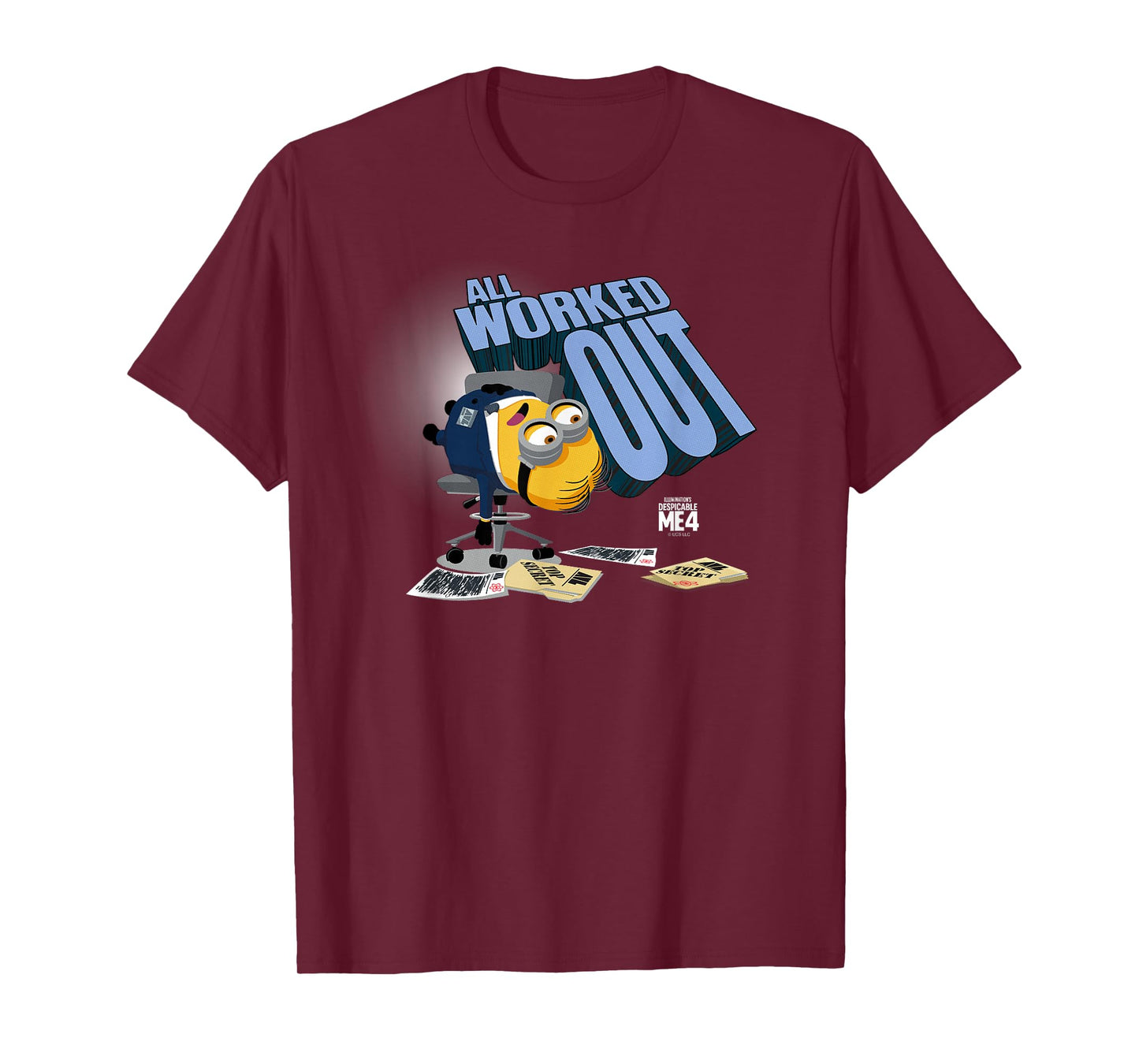 Minions Despicable Me 4 AVL All Worked Out T-Shirt