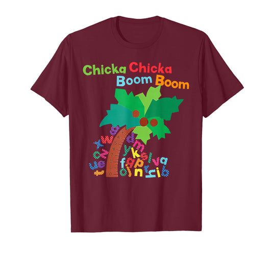 Chicka Boom Boom I'm Glad to See You 1st Day of School T-Shirt