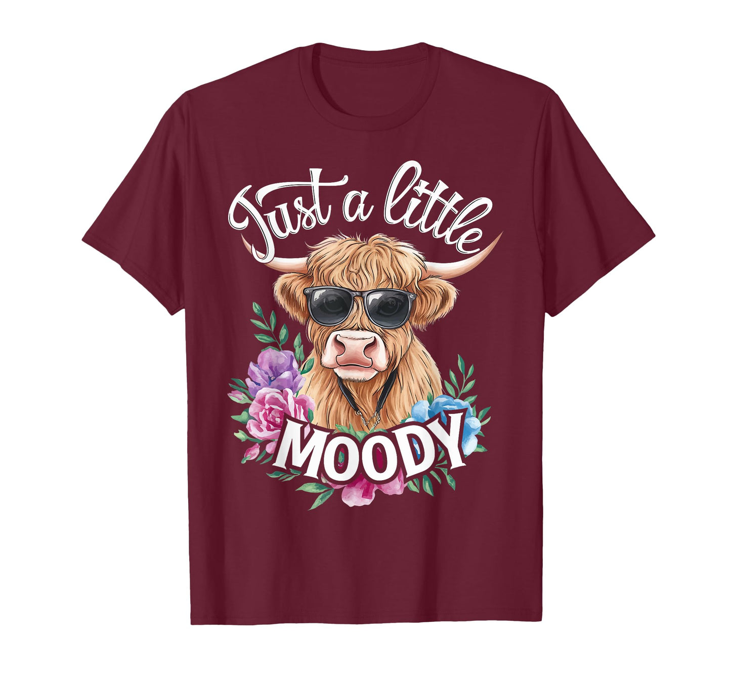 Cow Just A Little Moody T-Shirt