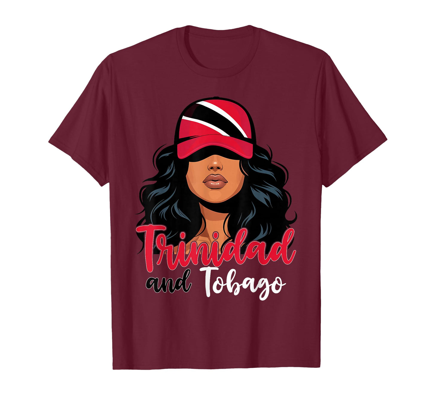 Tobagonian Girl Trinidad Flag Proud Trini Women T-Shirt