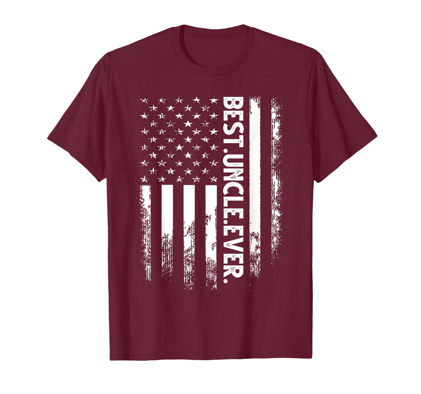 Best Uncle Ever American Flag Christmas T-Shirt