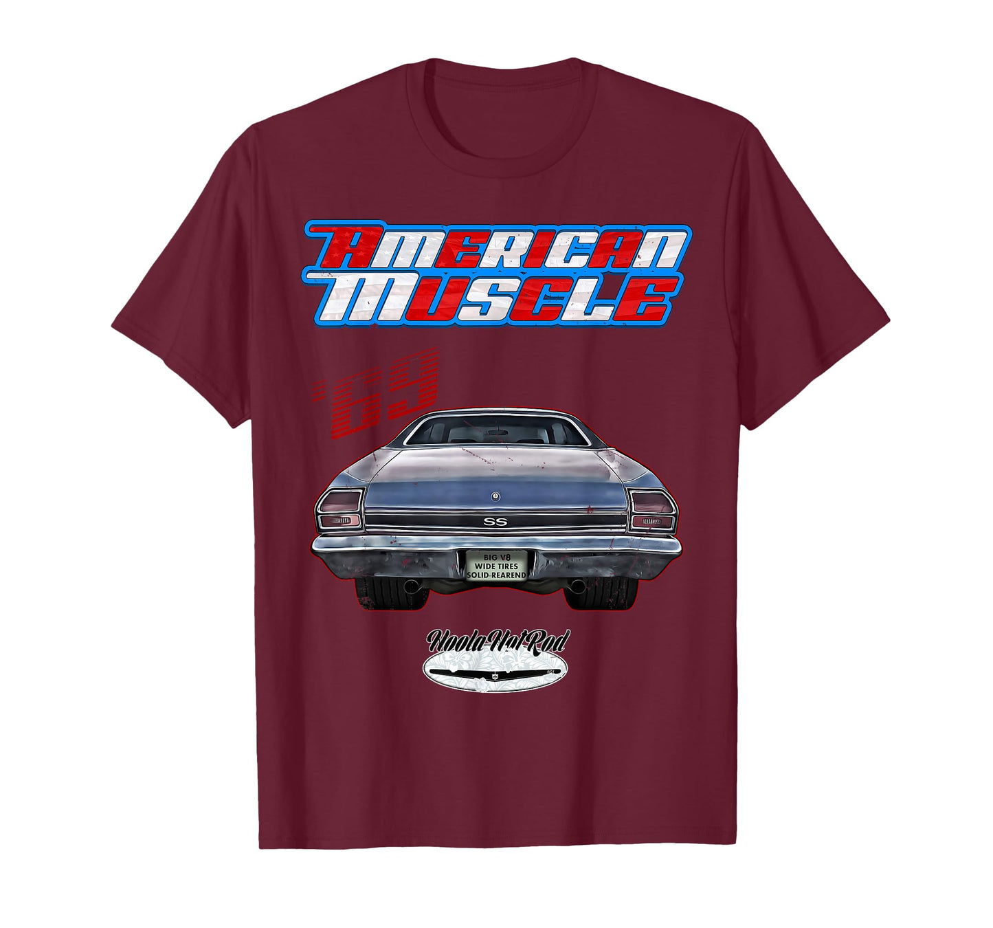 CLICK FOR MORE HOTRODS CUSTOM MUSCLE CARS TRUCKS 1969 Chevelle, Muscle Car, SS454, SS427, SS396, Hotrod, Drag Race T-Shirt - Black, Unisex-Adults, Short Sleeve, T-Shirt, Modern, American Muscle