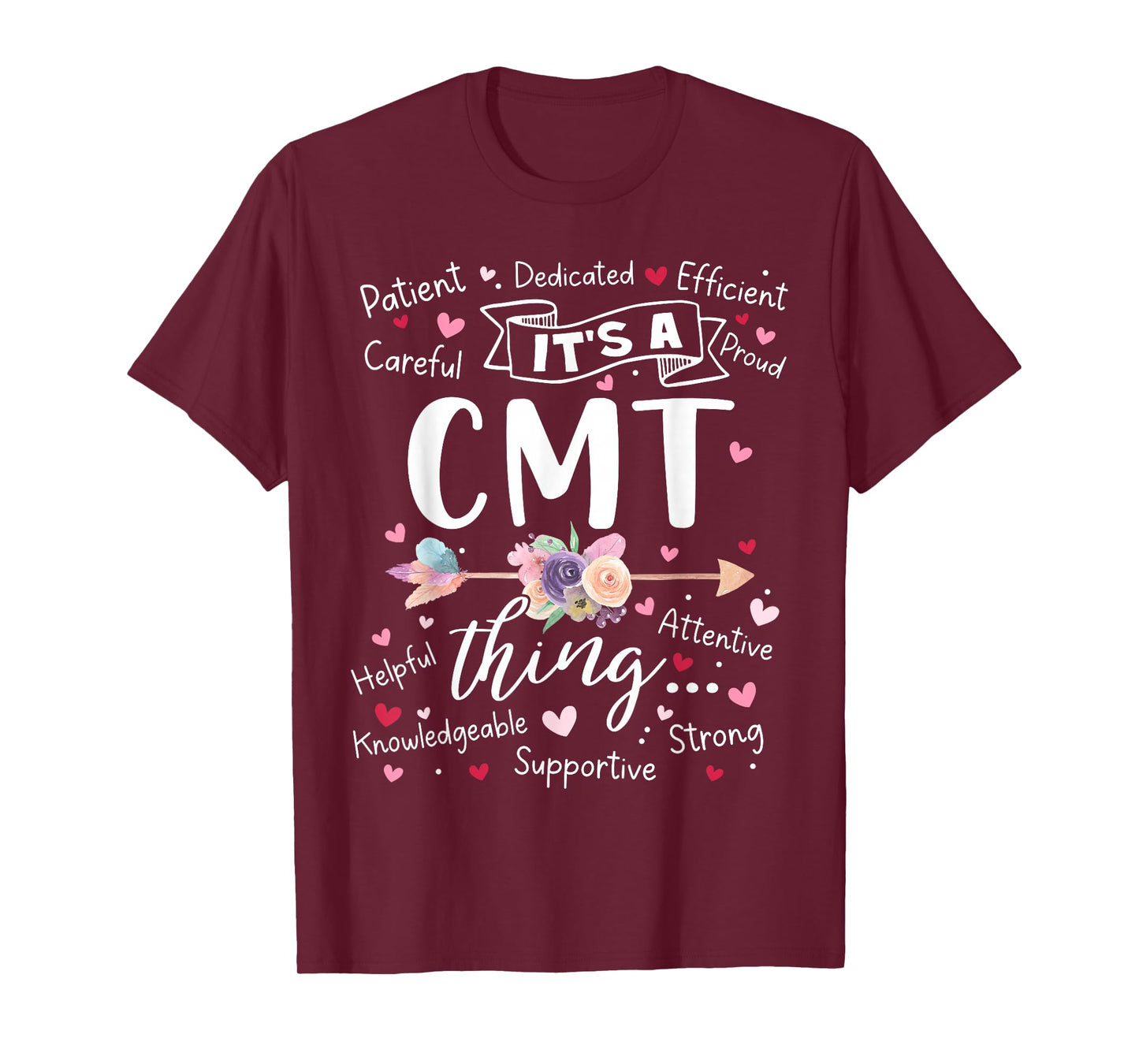 CMT Certified Medication Technician Squad Team Mother's Day T-Shirt