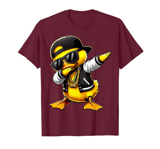 Duck Dabbing Funny Rubber Duck with Sunglasses T-Shirt
