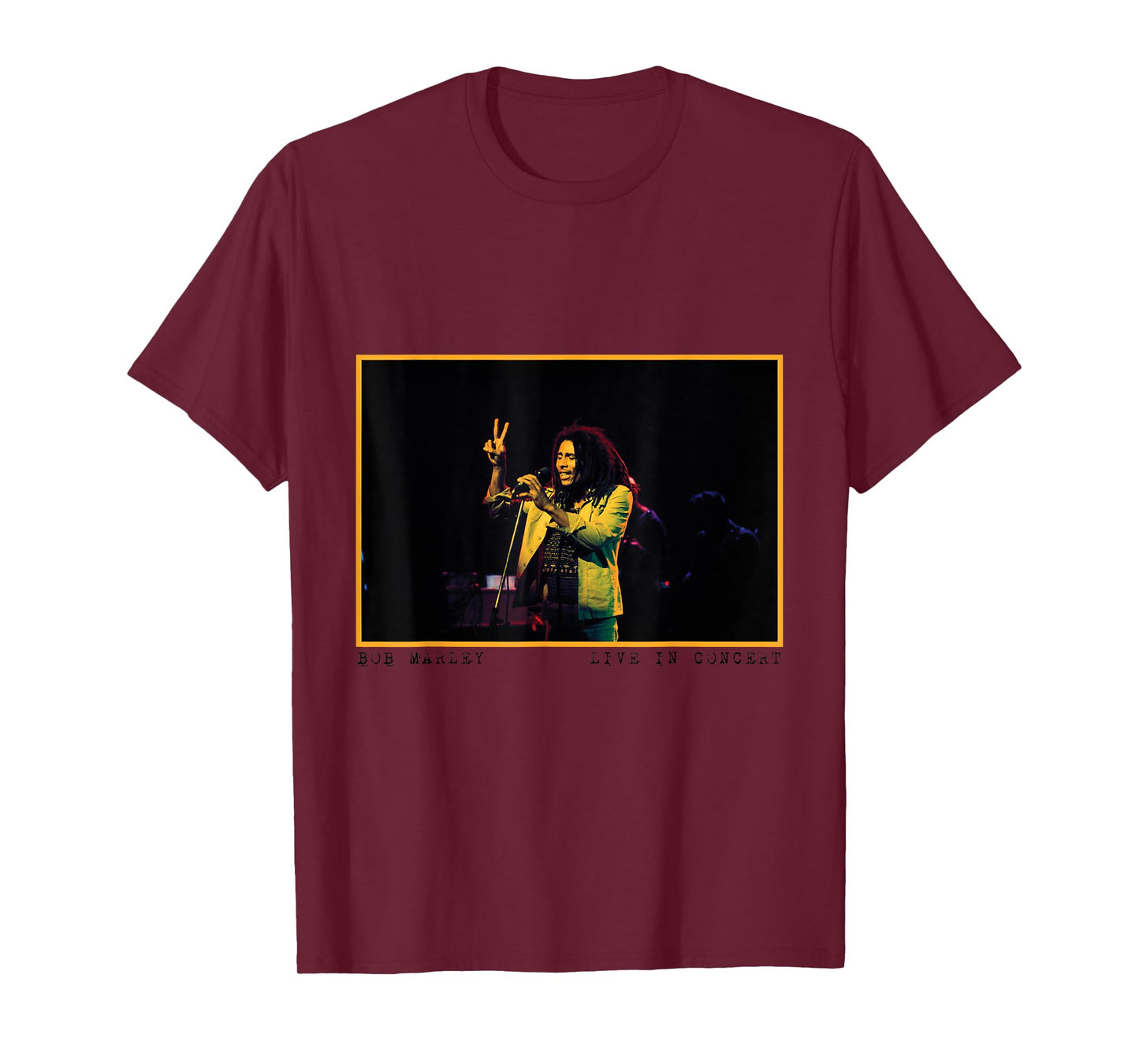 Bob Marley x David Burnett Live in Concert Photo T-Shirt