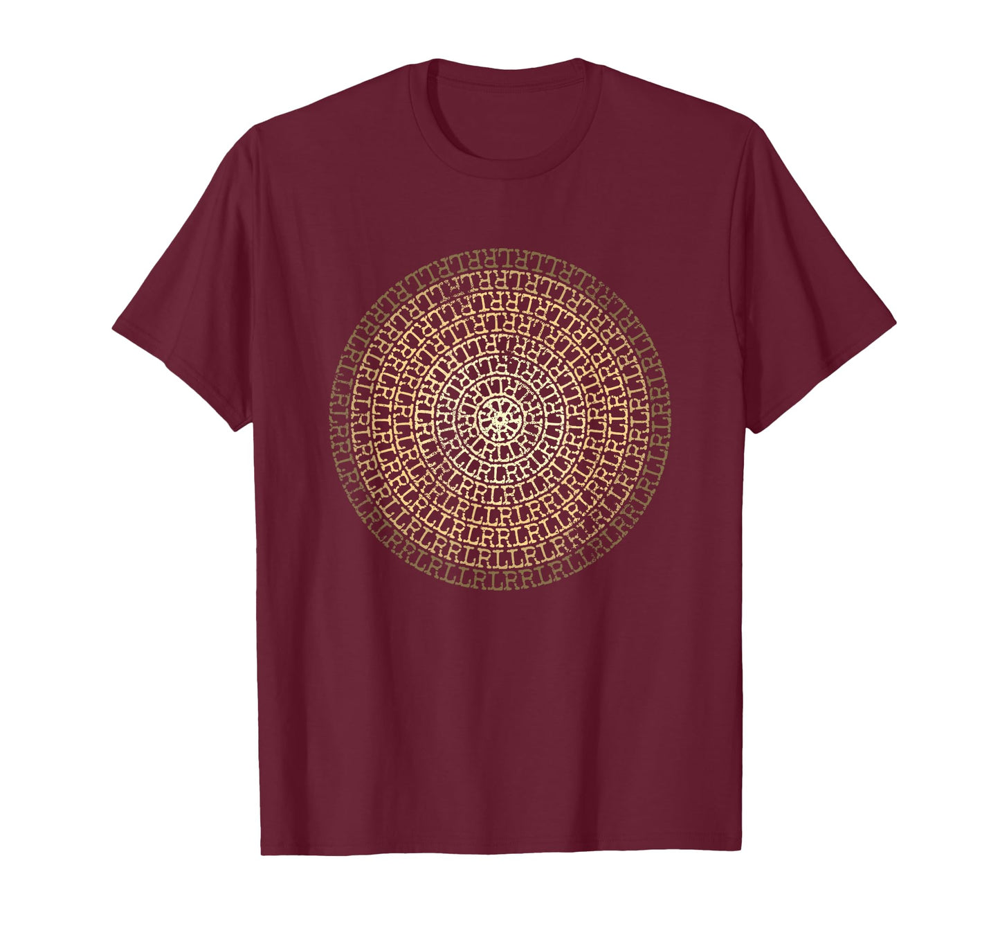 Paradiddle Variations Distressed Retro Drummer T-Shirt