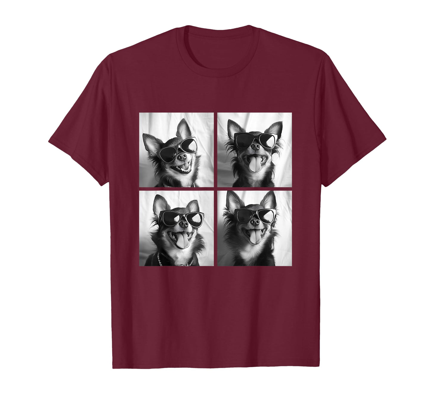 Funny Chihuahuas with Sunglasses Cool Pets Humor Cute Dogs T-Shirt