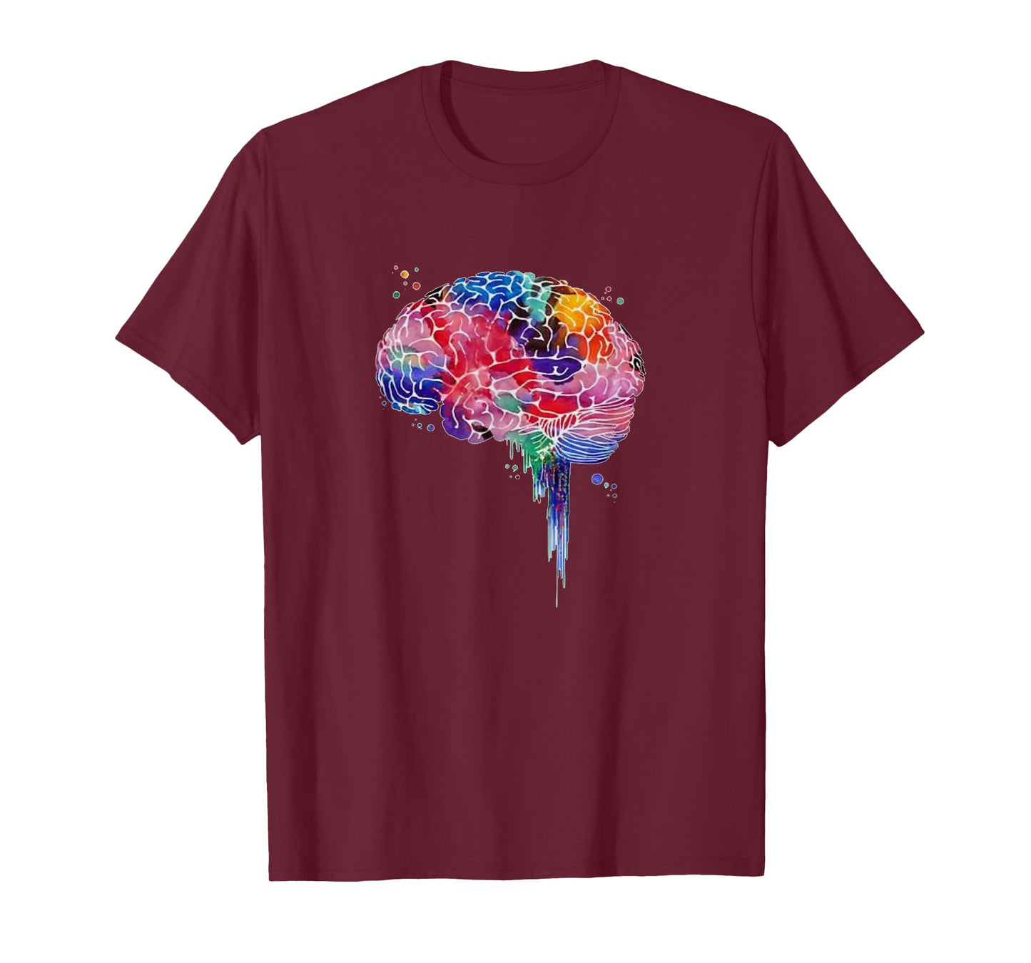 Colourful brain love science human anatomy brain T-Shirt