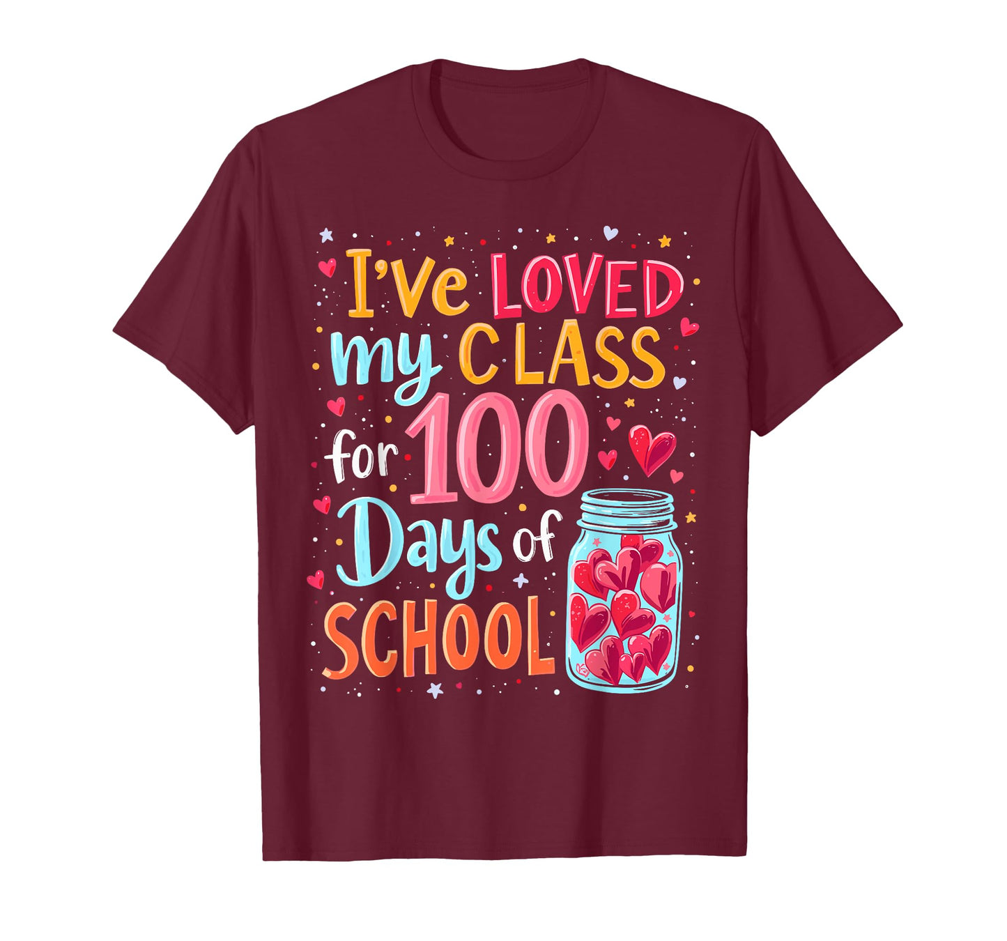 100th Day of School Costume for Kids Girls Boys 100 Days T-Shirt