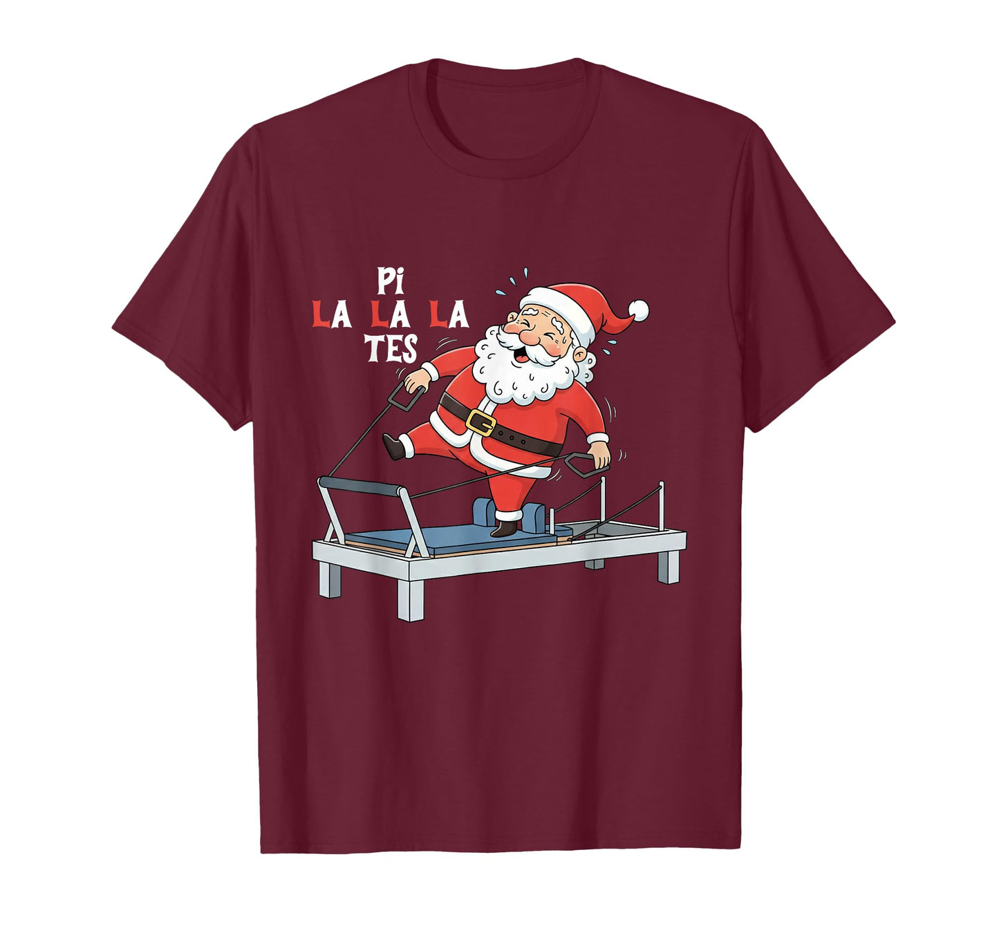Pi La La La La TES Pilates Christmas Song Jingle Bell T-Shirt