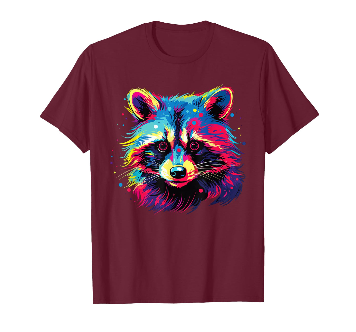 Watercolor Colorful Raccoon T-Shirt