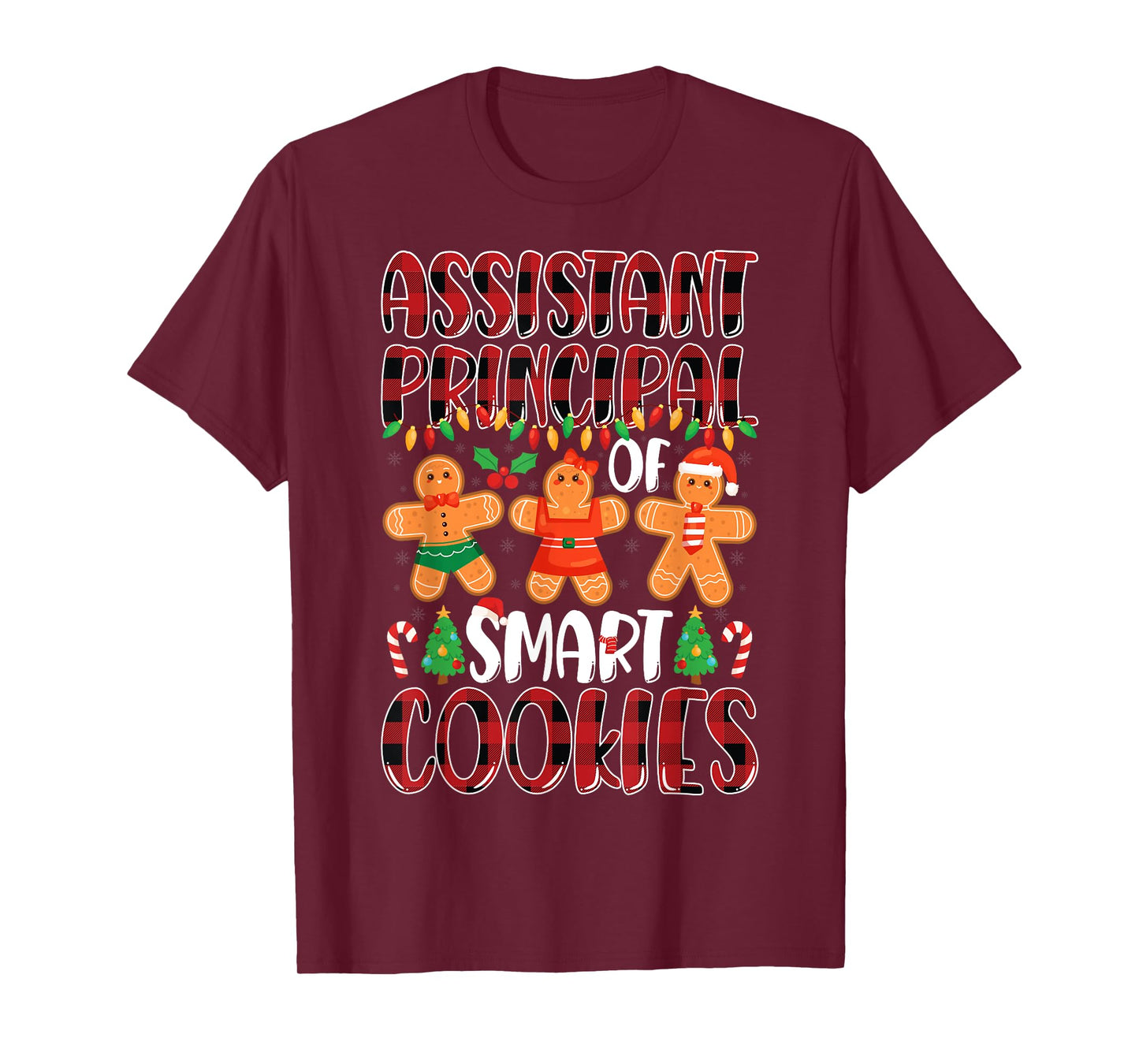 Assistant Principal Of Smart Cookies Xmas Party Christmas T-Shirt