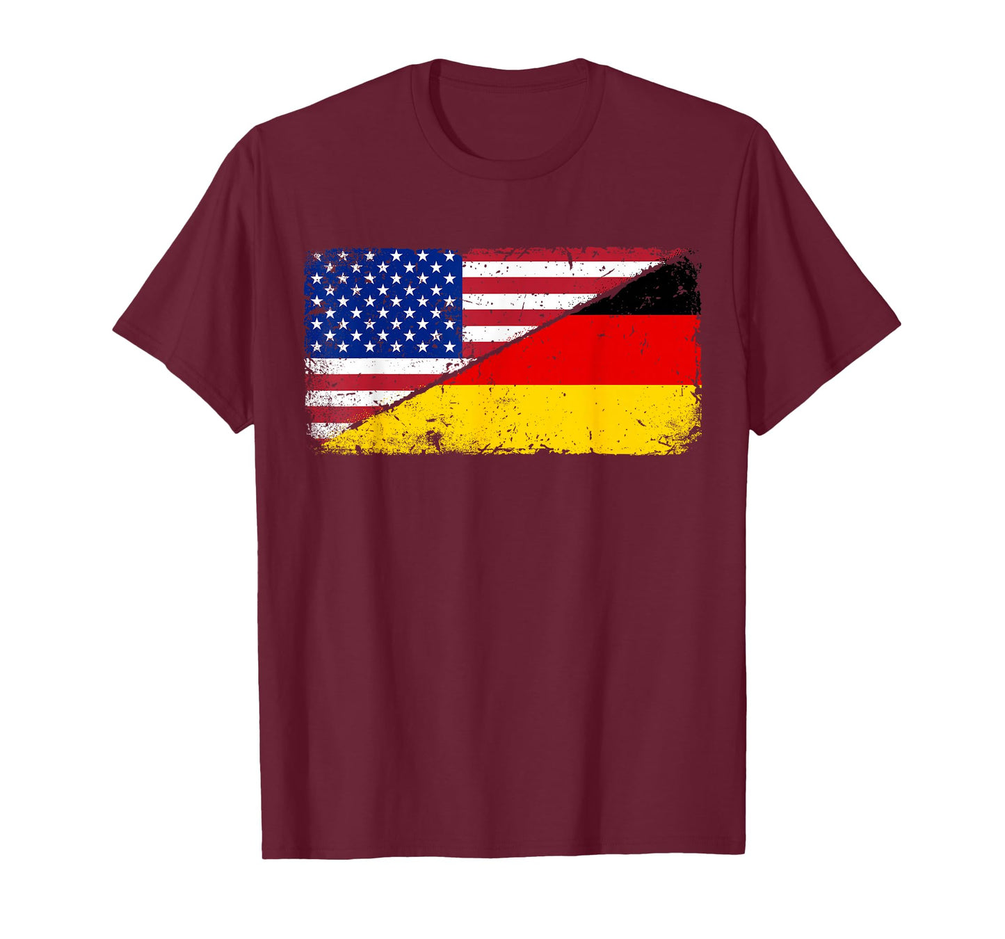 German American Flag T shirt Oktoberfest Men Deutschland USA T-Shirt
