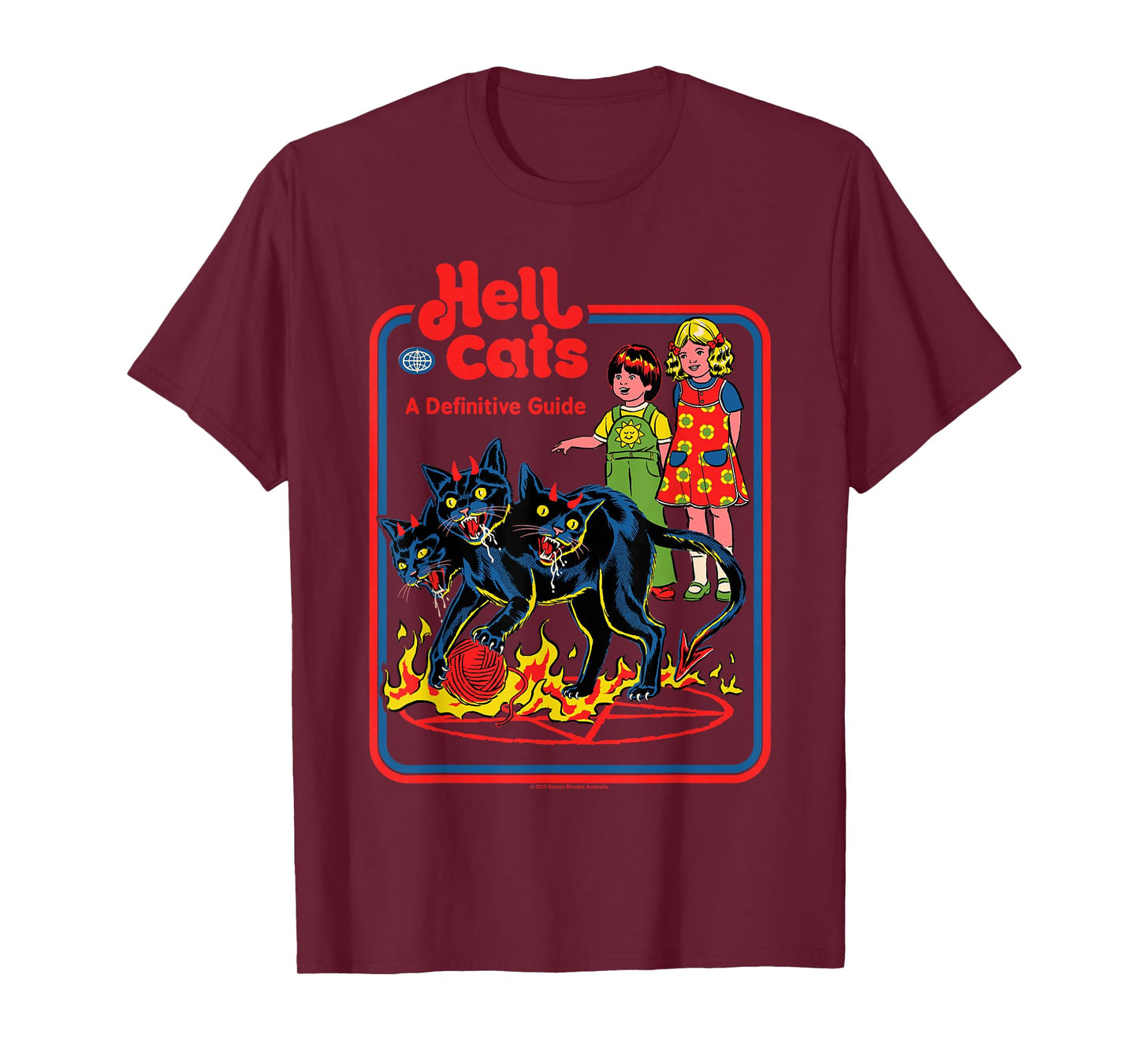 Hell Cats Retro Vintage Funny Adult Humor T-Shirt