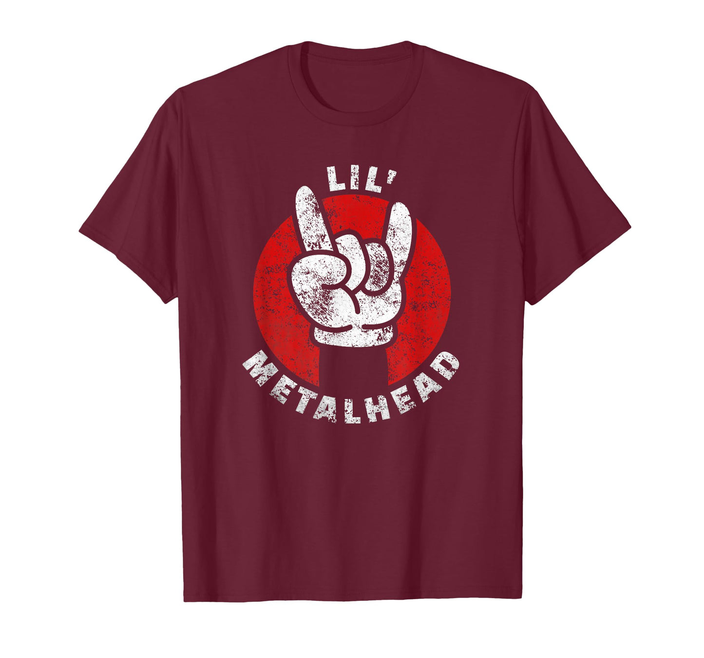 Lil Metalhead Cute Heavy Metal Head Child Rocker Gift T-Shirt