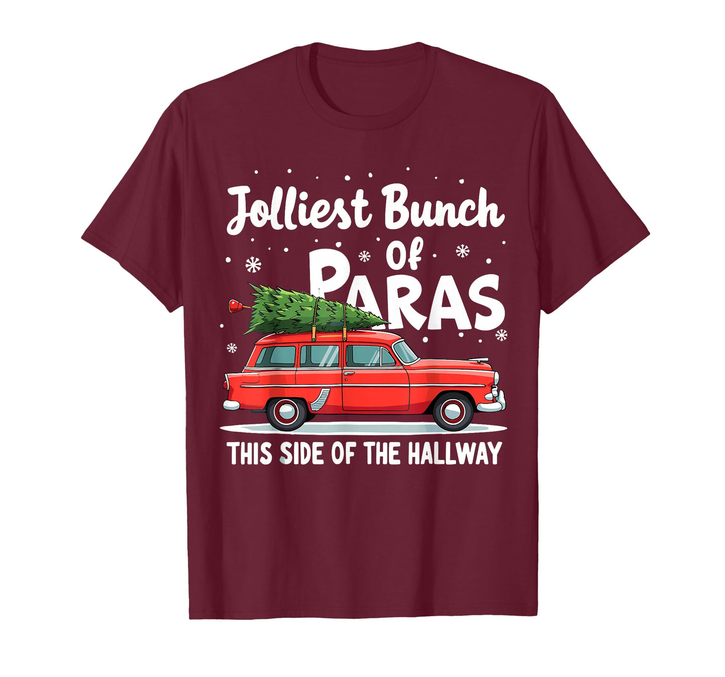 Jolliest Bunch of Paras This Side of The Hallway Xmas PJ T-Shirt