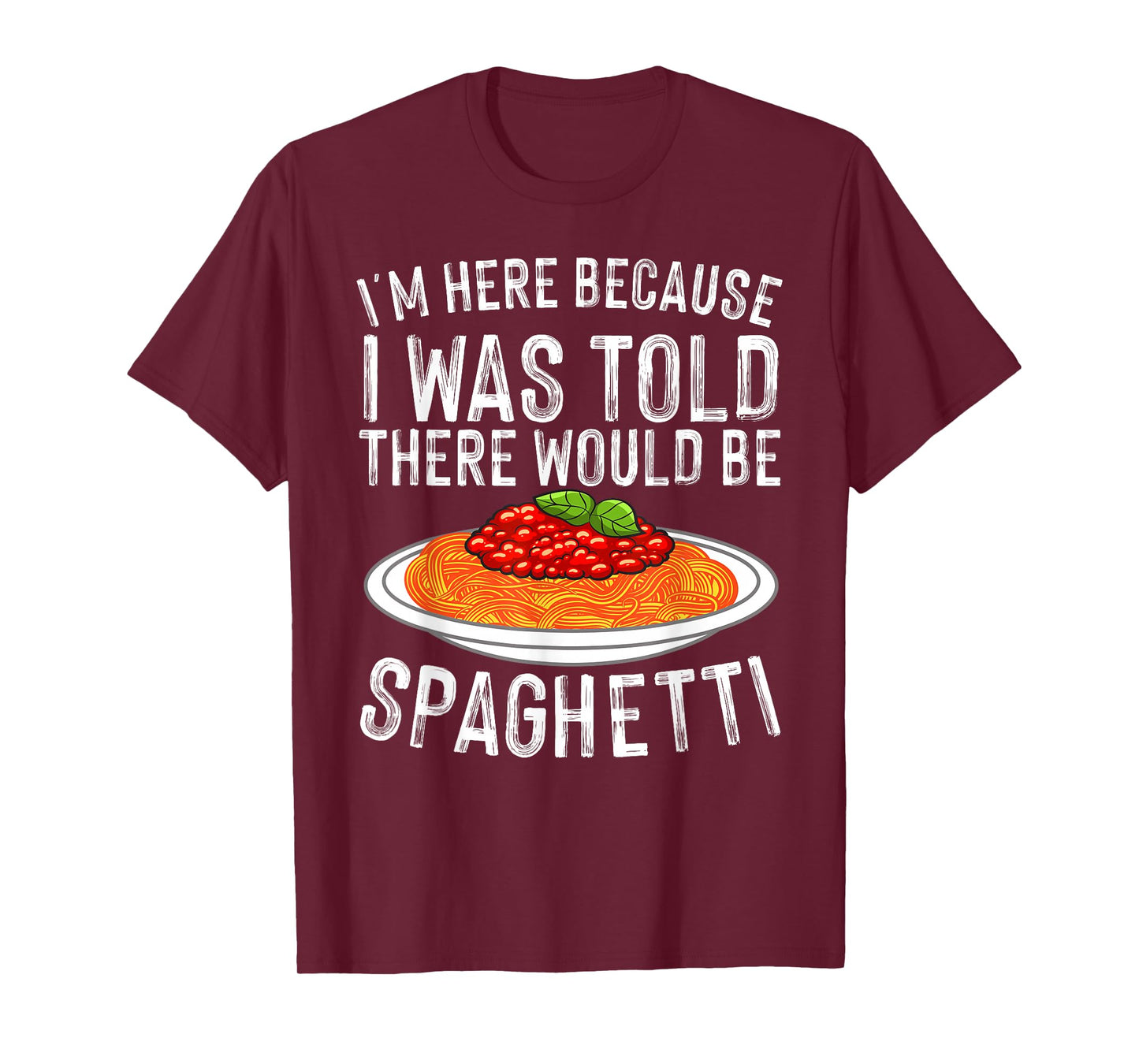 Cute Spaghetti Design For Men Women Spaghetti Pasta Lovers T-Shirt