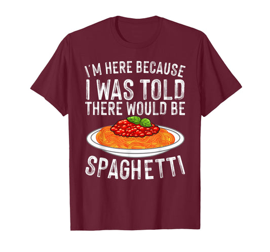 Cute Spaghetti Design For Men Women Spaghetti Pasta Lovers T-Shirt