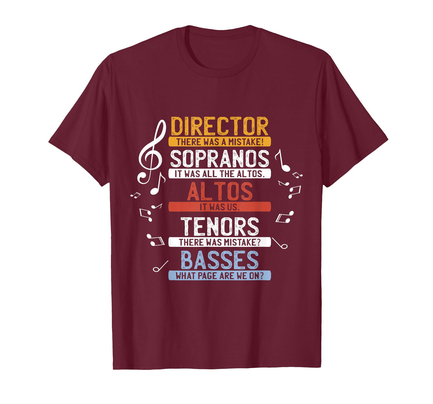 Choir Joke Shirt | Funny Music Singing Tee | Men Women Kids T-Shirt