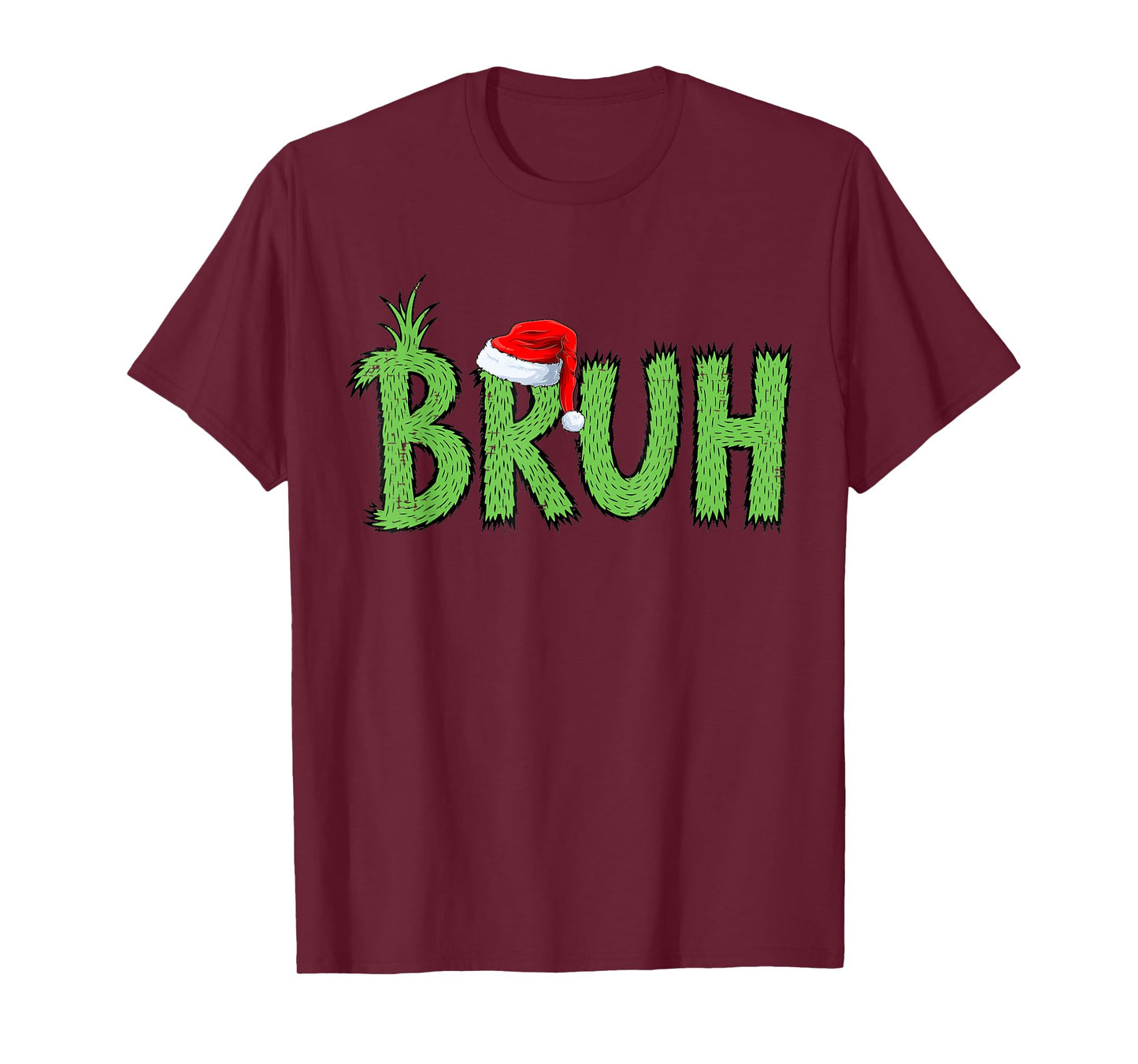 Funny Bruh Merry Christmas Pajama Family Men Meme Xmas Boy T-Shirt