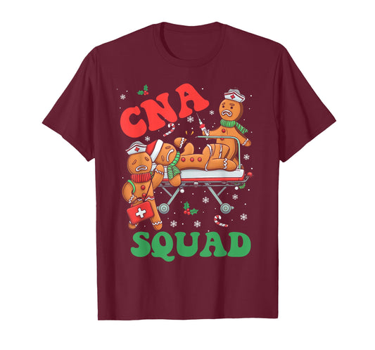 CNA Christmas Squad Christmas Shirt for Nursing Assistants T-Shirt
