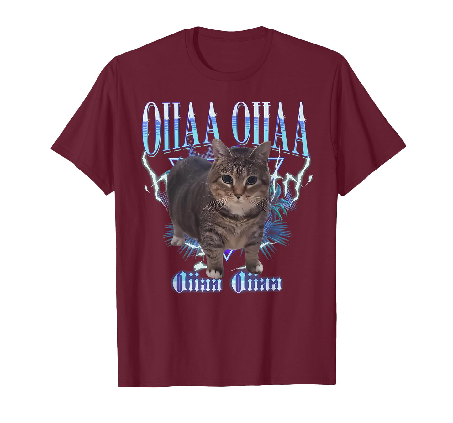 Cute OIIA OIIA CAT Spinning Cat Meme Funny Trendy Cat T-Shirt for Men Women