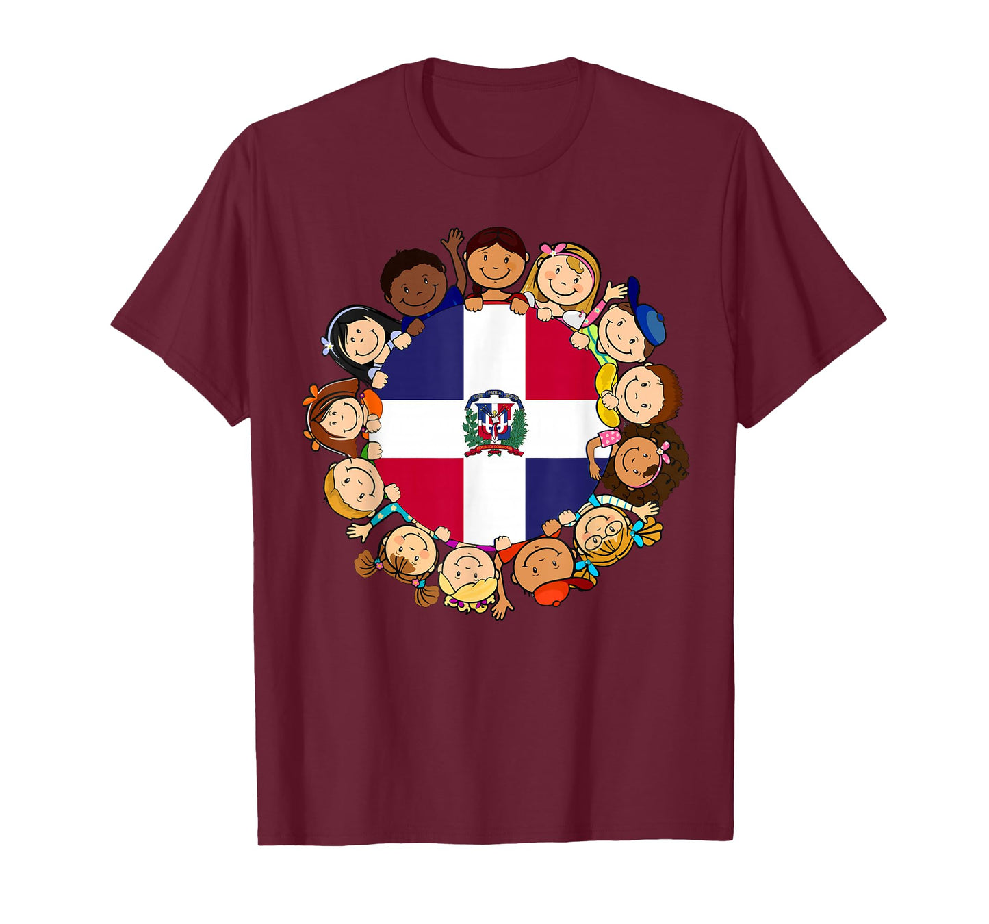 Dominican Republic Kids Dominicana Flag Hispanic Heritage T-Shirt