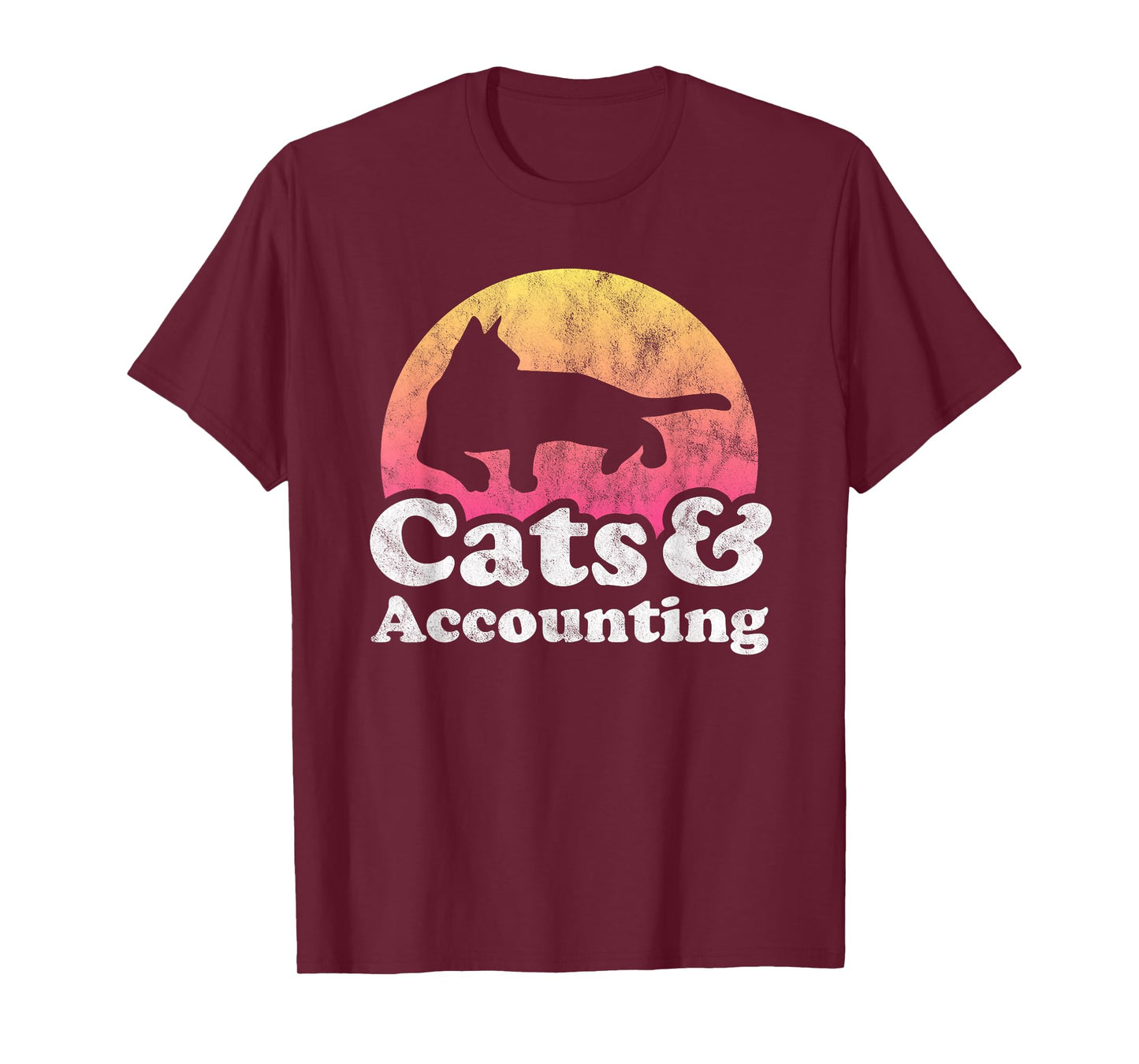 Cats and Accounting Men's or Women's Cat and Accountant T-Shirt