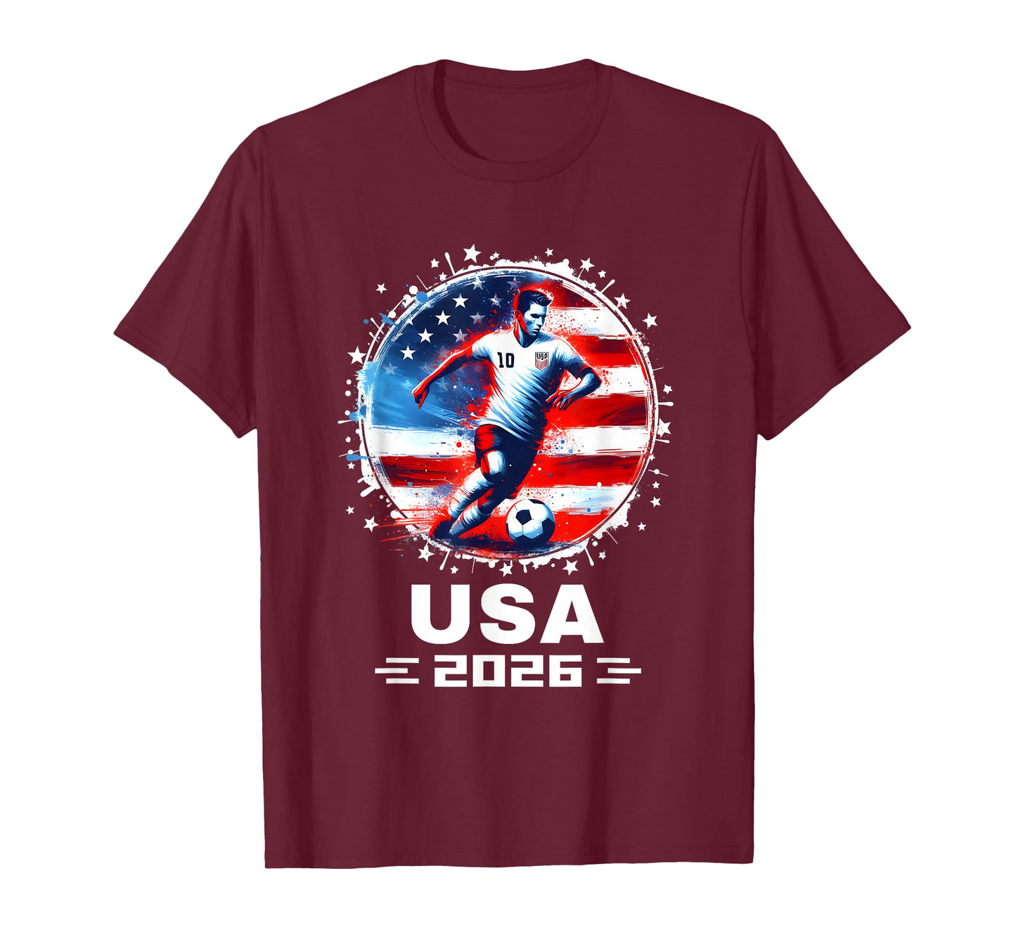USA 2026 United States Sport USA Team 2026 Ball 2026 USA T-Shirt