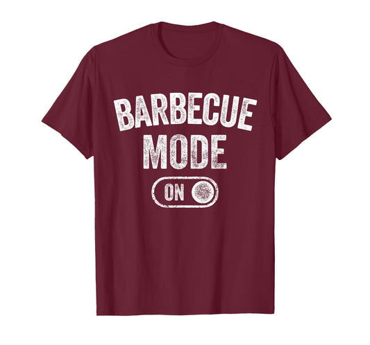 Barbecue Mode On Funny Grill Master Gift Outdoor Cook Chef T-Shirt