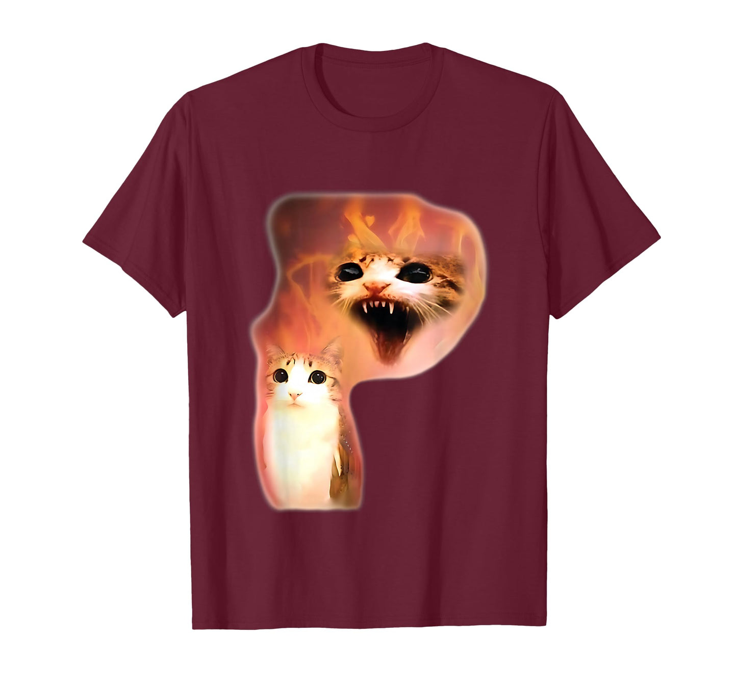 Funny meowl Meme, cat owl Meme brainrot gen Alpha Meme T-Shirt
