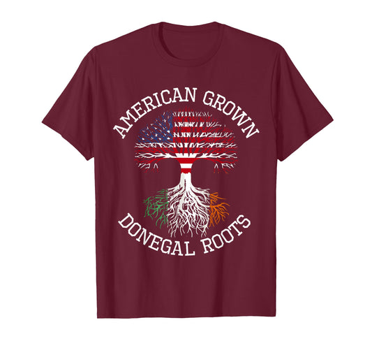 American Grown Donegal Irish Roots Ireland Heritage T-Shirt