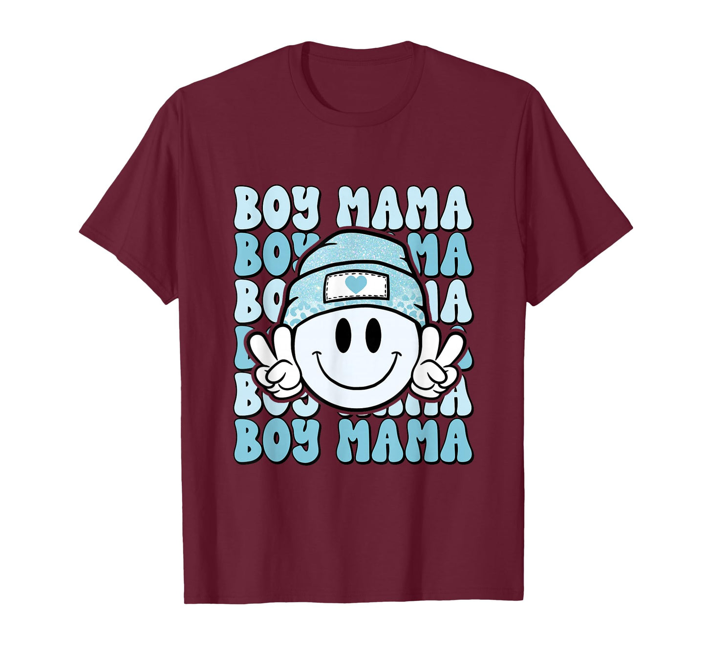 Boy Mama, Retro Gift for Mother of Boys, Mom of Sons T-Shirt